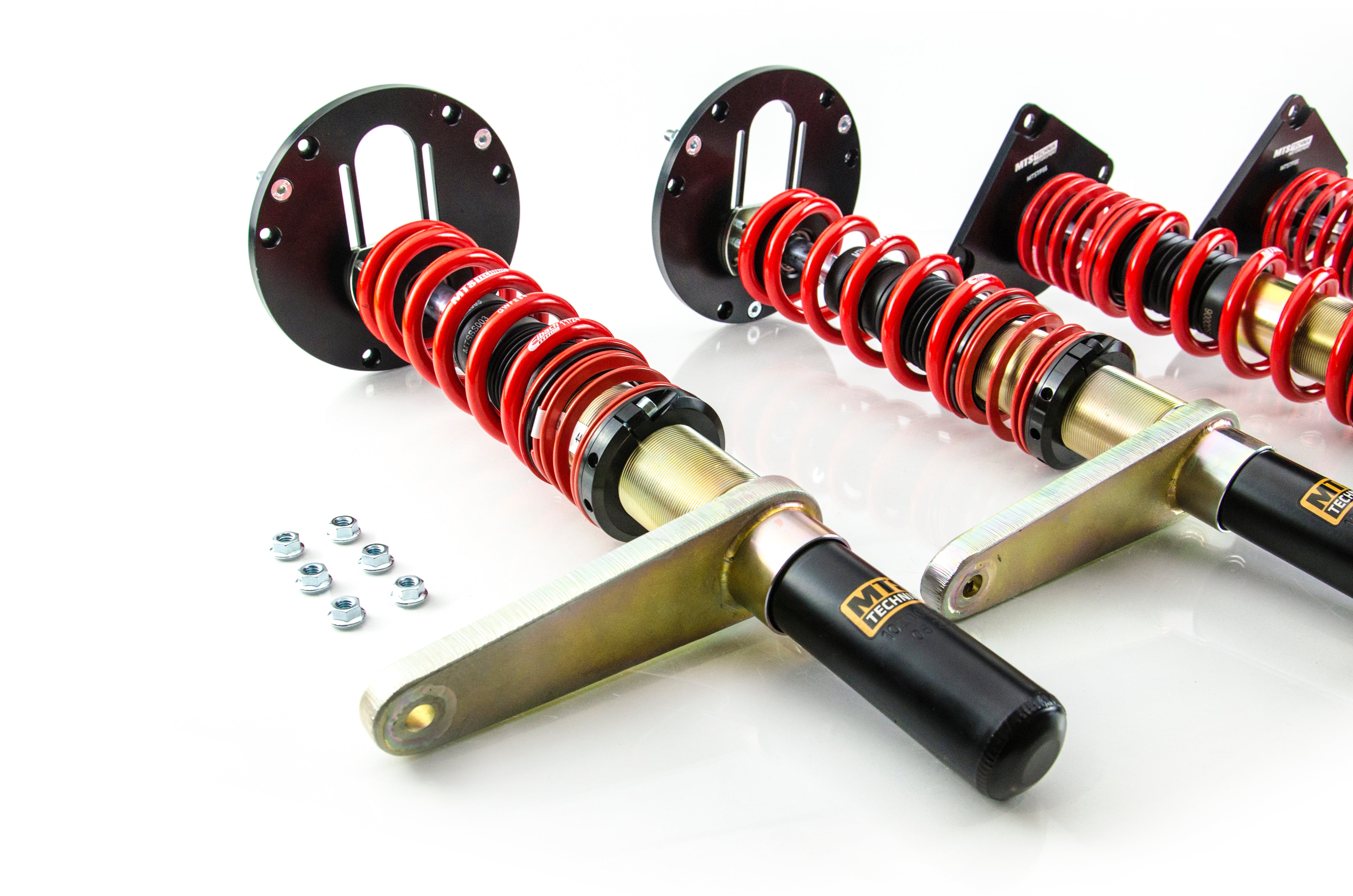 Street Coilover Kit w/ Camber Adjust Top Mounts (Gold) for Audi 100 C3 Saloon (44)