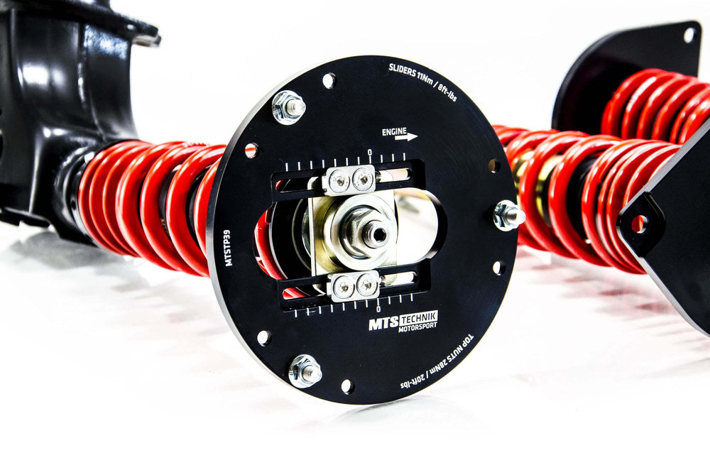 MTSGWAU66 Street Coilover Kit w/ Camber Adjust Top Mounts (Gold) for Audi A6 C4 (4A)