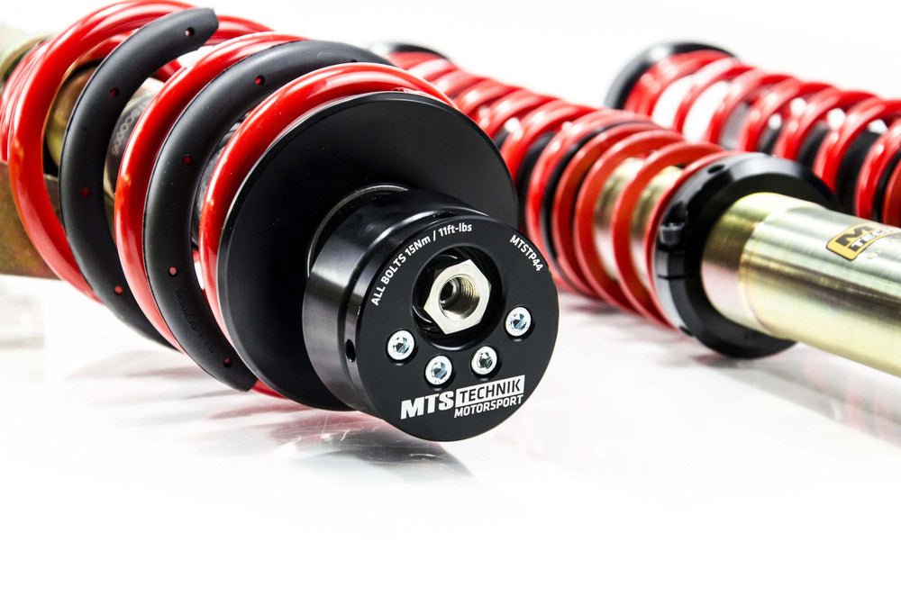 MTSGWAU69 Street Coilover Kit w/ Camber Adjust Top Mounts (Gold) for Audi Convertible B3 (8G)