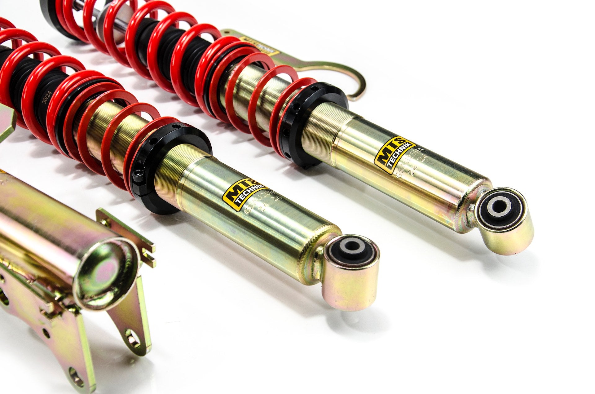 Street Coilover Kit w/ Camber Adjust Top Mounts (Gold) for Audi 80 B3 Saloon (89/8A)