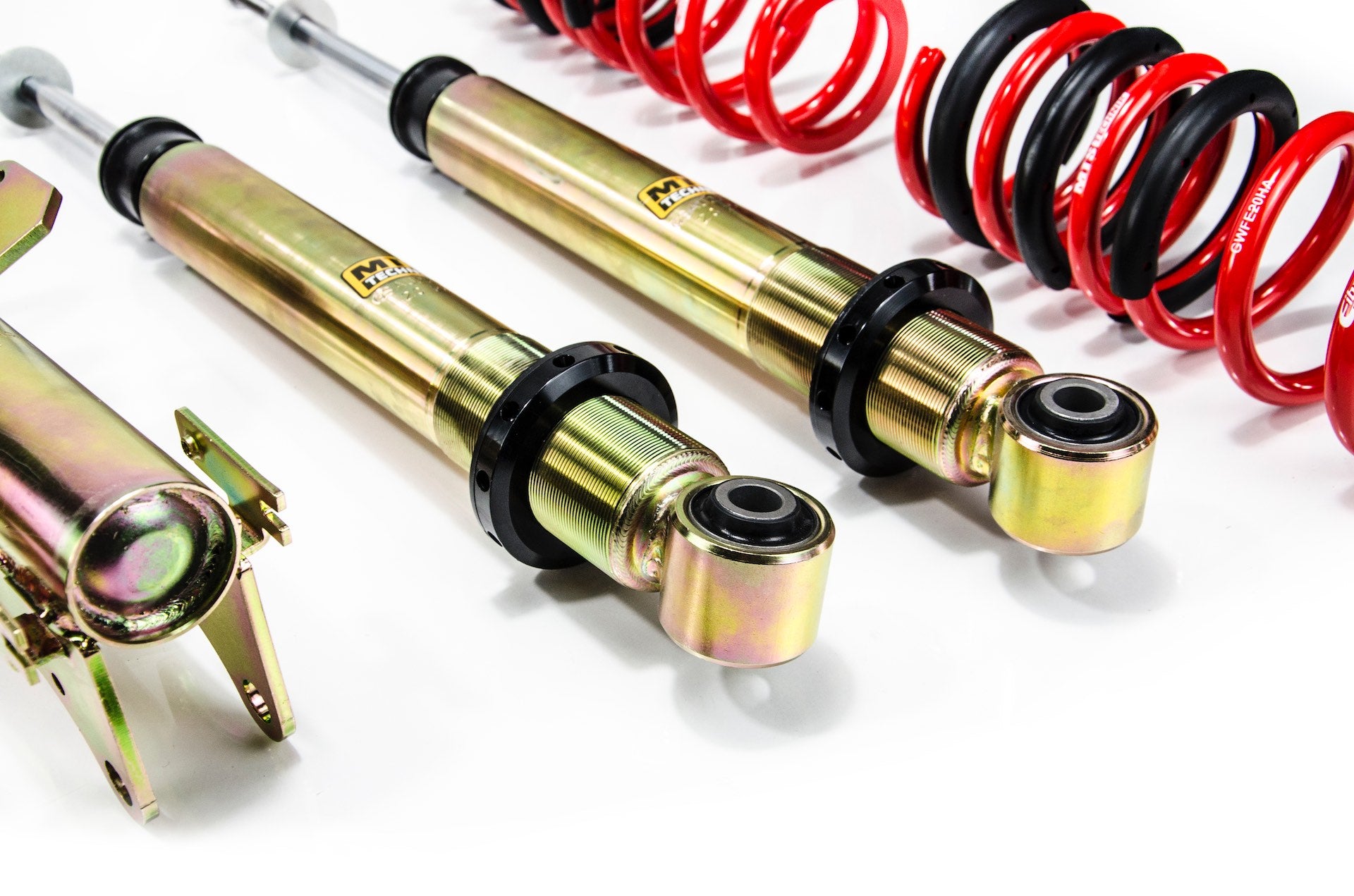 Street Coilover Kit w/ Camber Adjust Top Mounts (Gold) for Audi 80 B4 Saloon (8C)