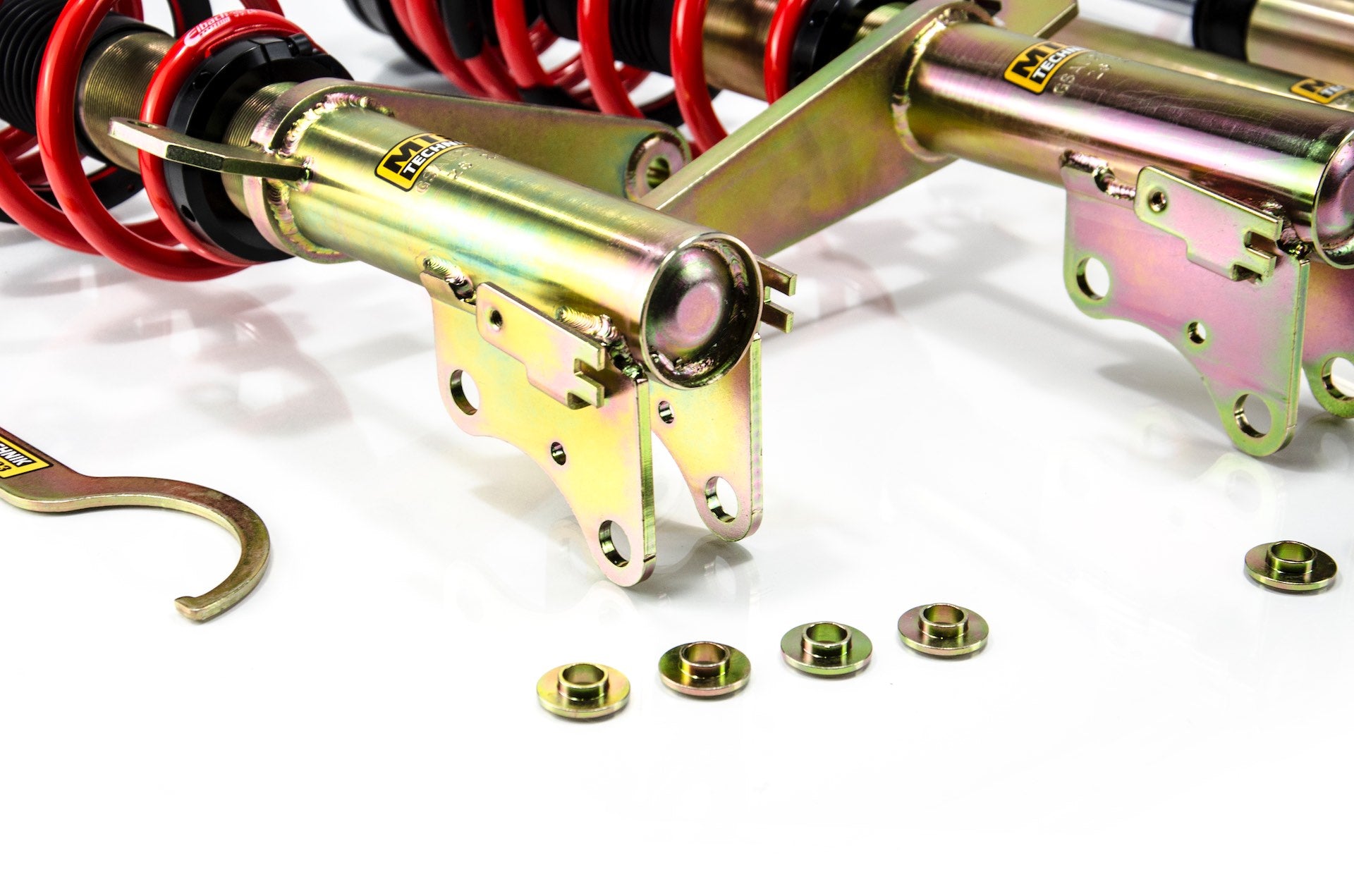 Comfort Coilover Kit w/ Camber Adjust Top Mounts (Gold) for Audi 80 B4 Saloon (8C)