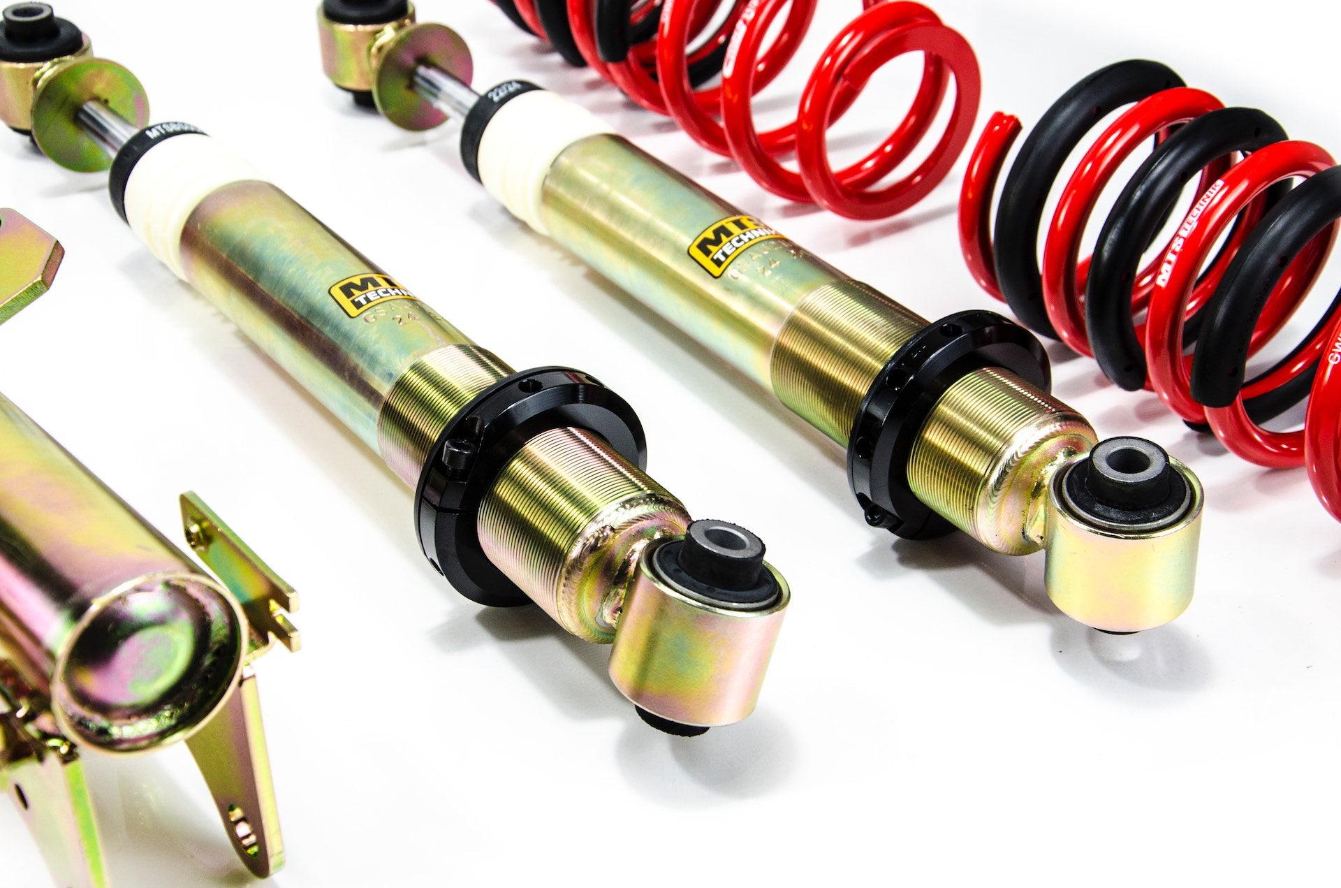 Comfort Coilover Kit w/ Camber Adjust Top Mounts (Gold) for Audi 80 B4 Saloon (8C)