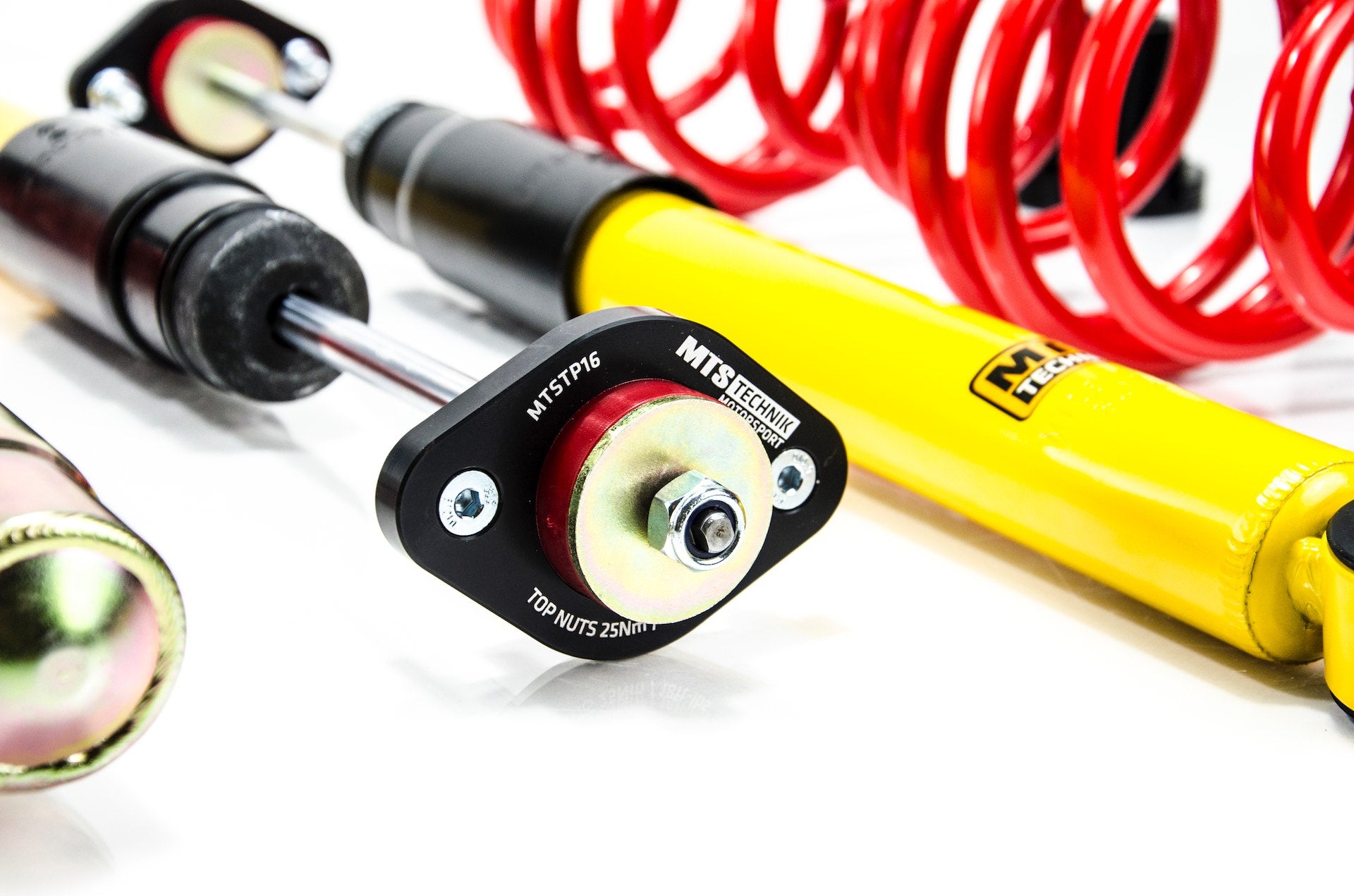 Comfort Coilover Kit w/ Camber Adjust Top Mounts (Gold) for BMW 3 Convertible (E46)