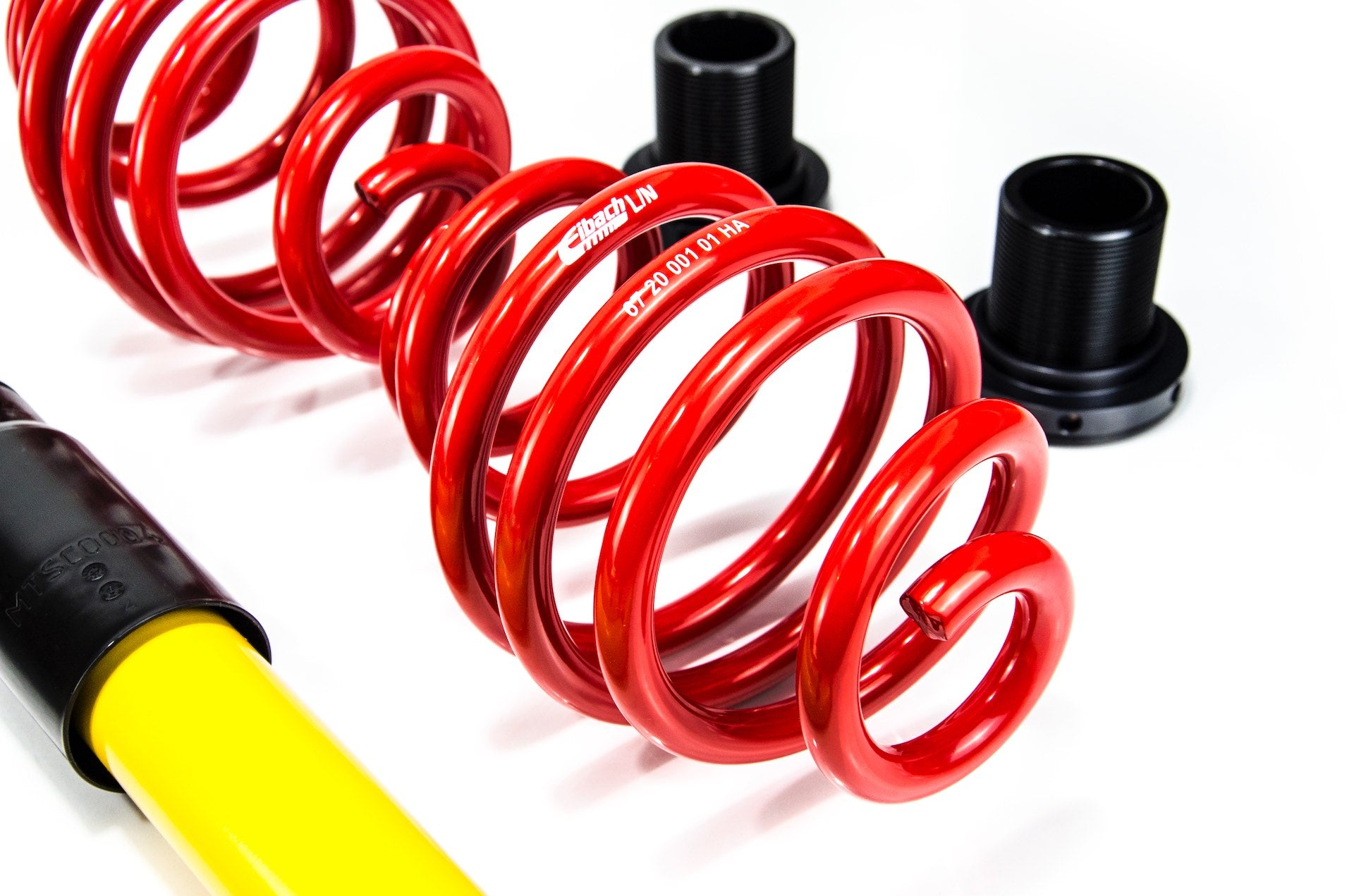 Comfort Coilover Kit w/ Camber Adjust Top Mounts (Gold) for BMW 3 Convertible (E46)