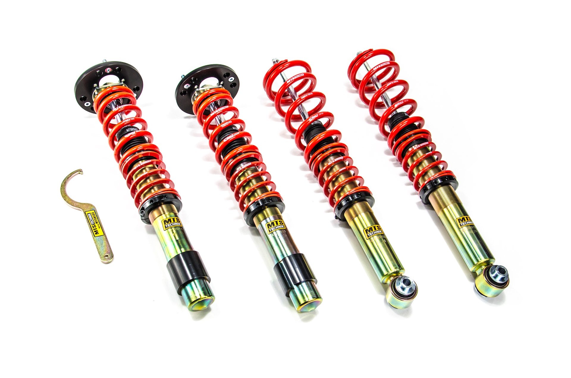 Street Coilover Kit w/ Camber Adjust Top Mounts (Gold) for BMW 5 (E60)