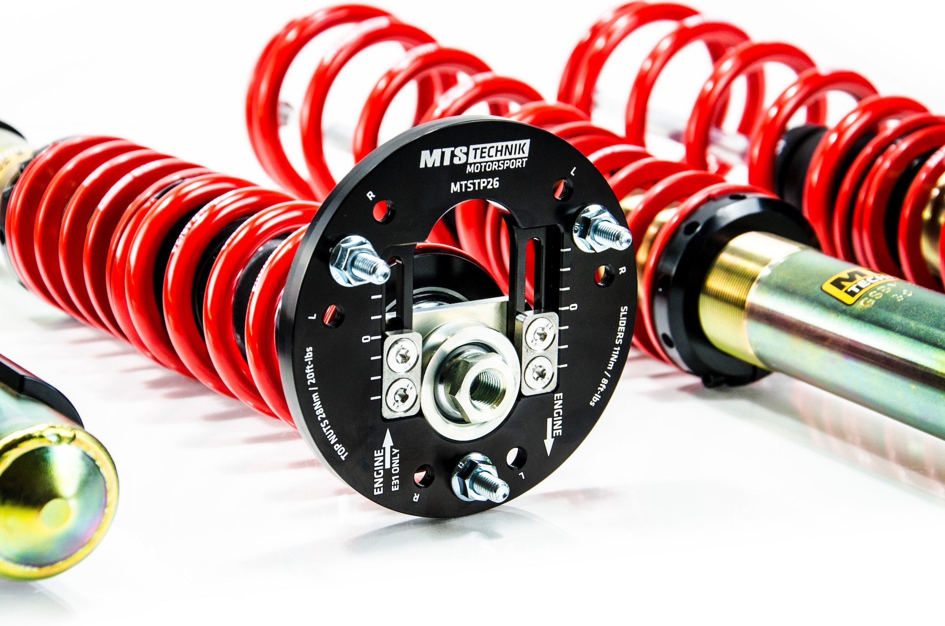 Street Coilover Kit w/ Camber Adjust Top Mounts (Gold) for BMW 5 (E60)