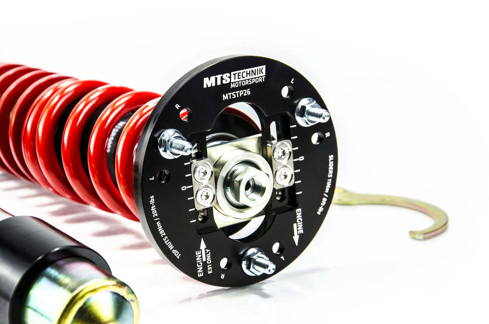 MTSGWBM107-S Stance Coilover Kit w/ Camber Adjust Top Mounts (Gold) for BMW 5 (E39)