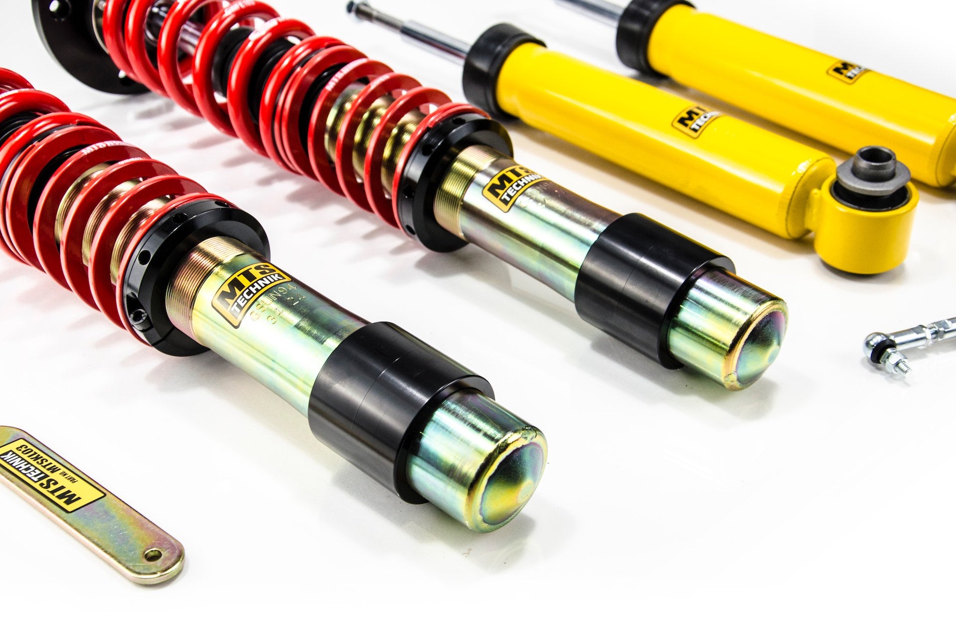 Street Coilover Kit w/ Camber Adjust Top Mounts (Gold) - Weld-In for BMW 3 Touring (E30)