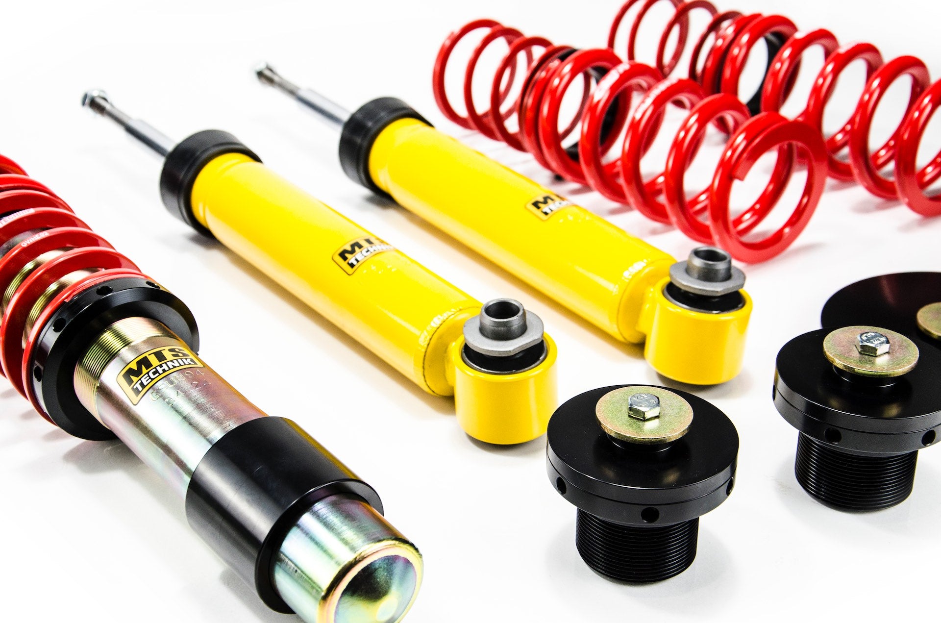 Street Coilover Kit w/ Camber Adjust Top Mounts (Gold) - Weld-In for BMW 3 Touring (E30)