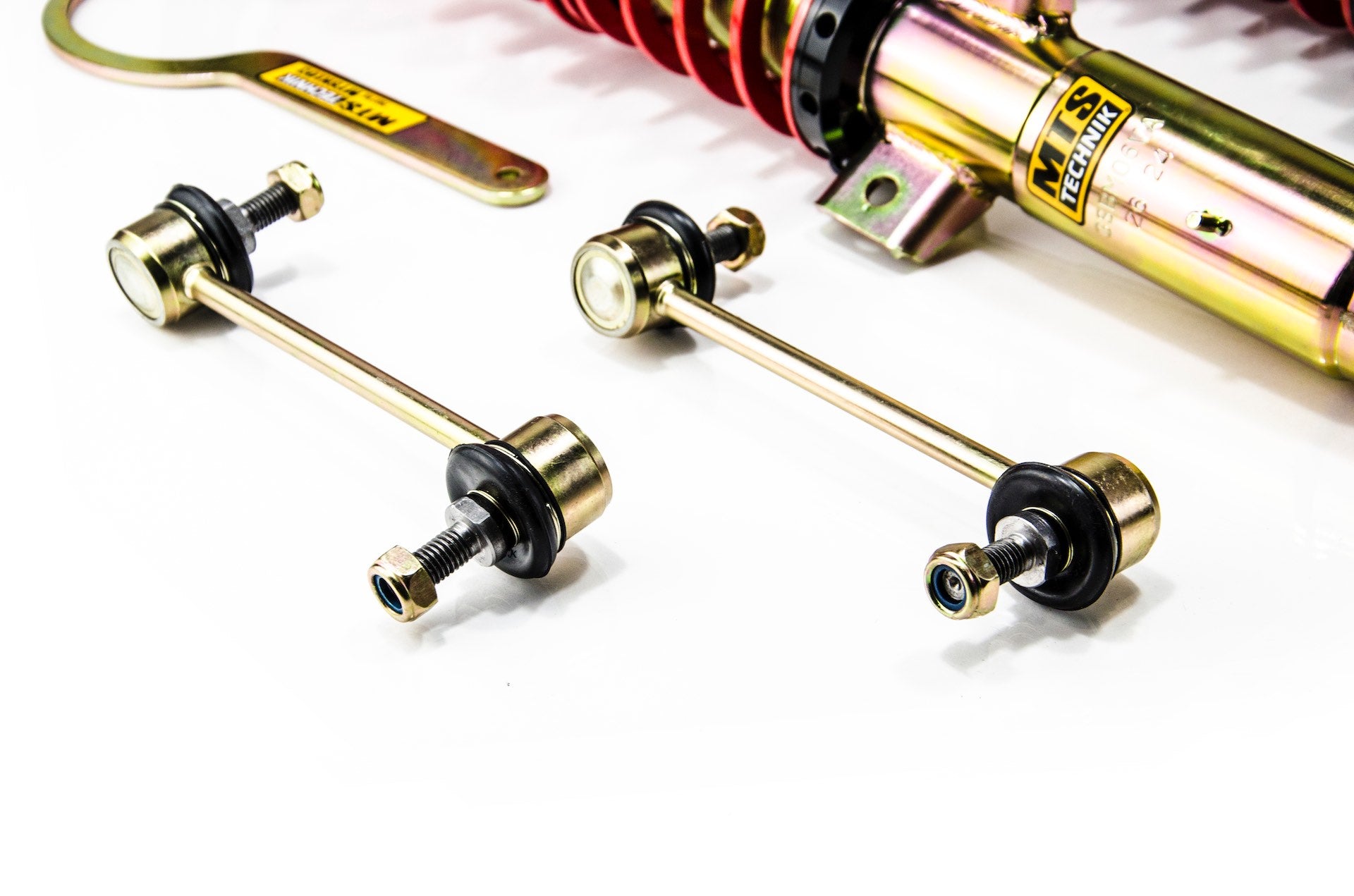 Street Coilover Kit w/ Camber Adjust Top Mounts (Gold) - Weld-In for BMW 3 Touring (E30)