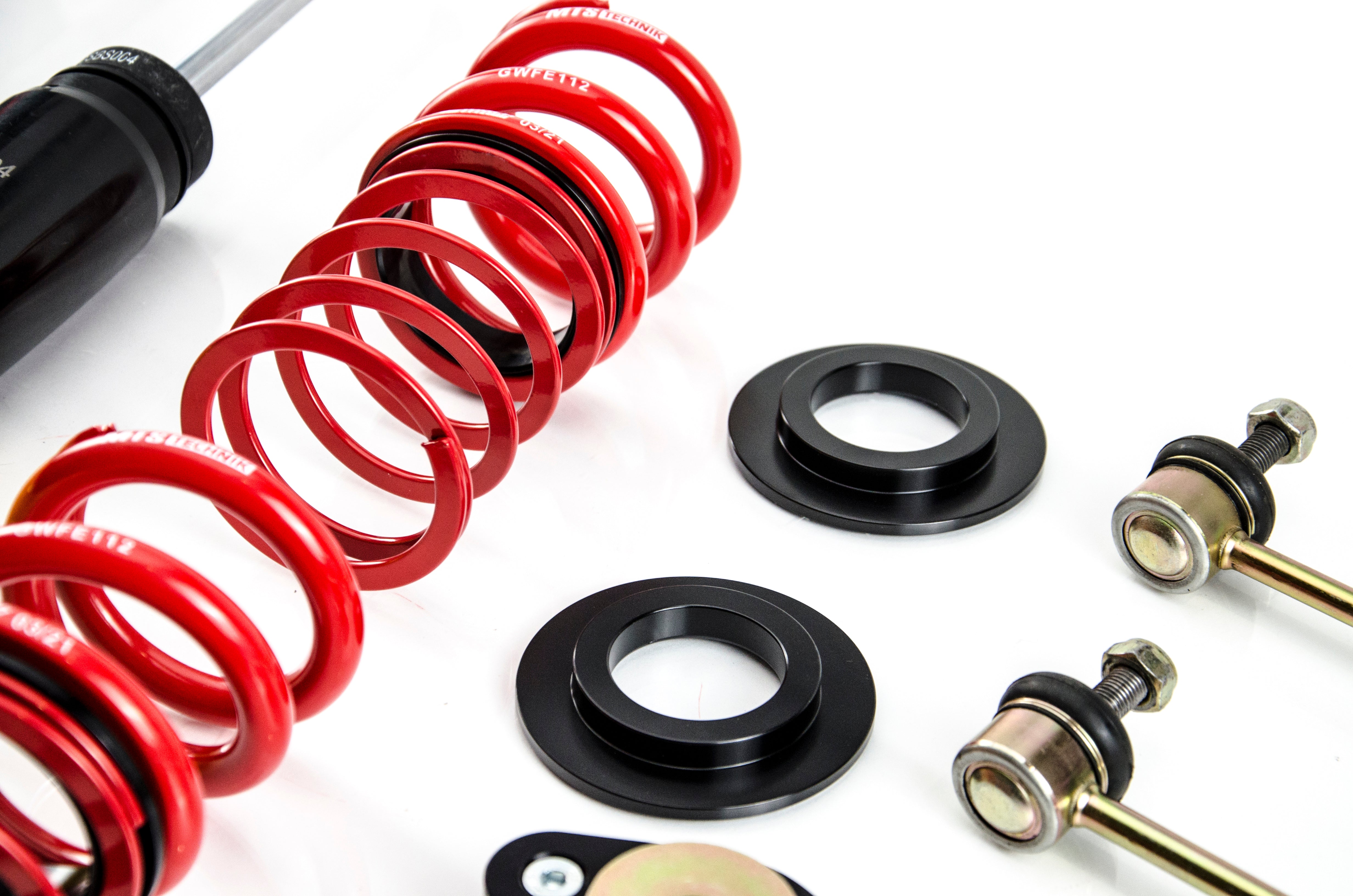 Street Coilover Kit w/ Camber Adjust Top Mounts (Gold) - Weld-In for BMW 3 (E30)