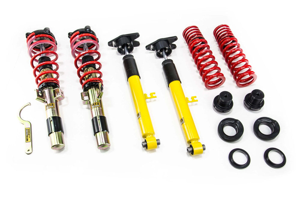 MTSGWBM124 Street Coilover Kit w/ Camber Adjust Top Mounts (Gold) for BMW 3 Touring (G21/G81)