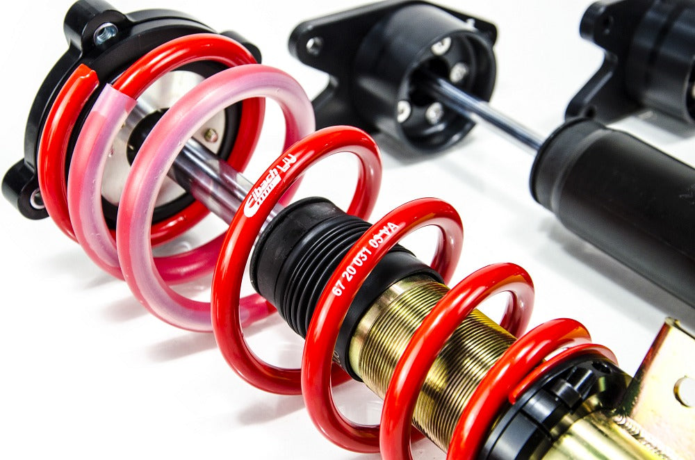 MTSGWBM128 Street Coilover Kit w/ Camber Adjust Top Mounts (Gold) for Toyota SUPRA (DB)