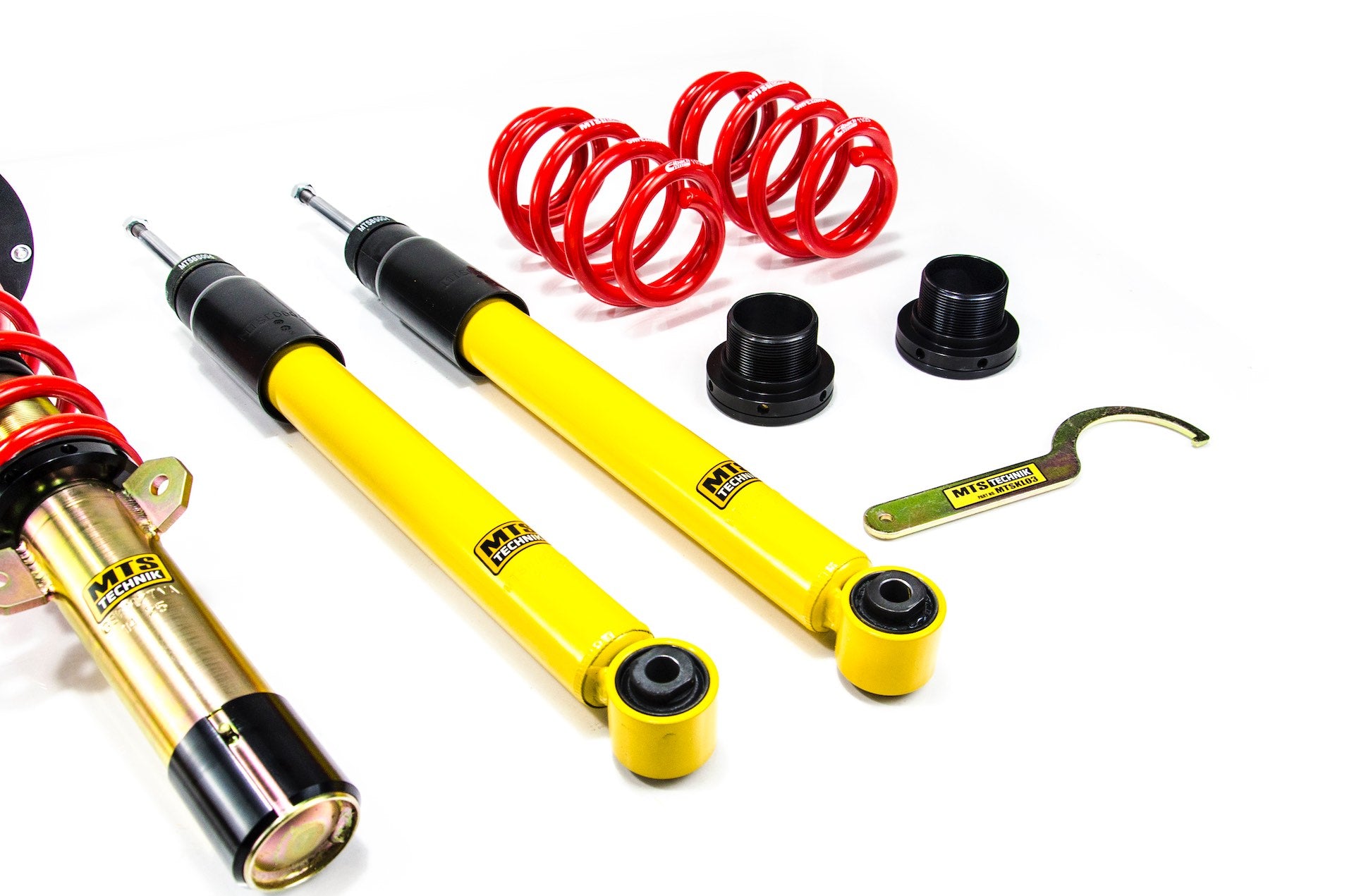Street Coilover Kit w/ Camber Adjust Top Mounts (Gold) for Mini MINI CLUBMAN (F54)