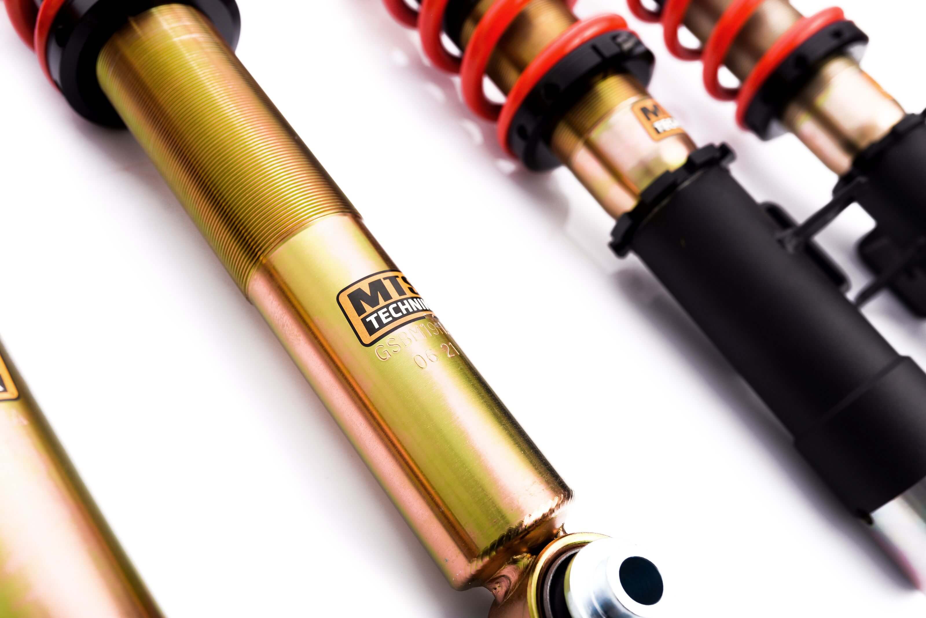 Stance Coilover Kit w/ Camber Adjust Top Mounts (Gold) - Weld-In for BMW 6 (E24)