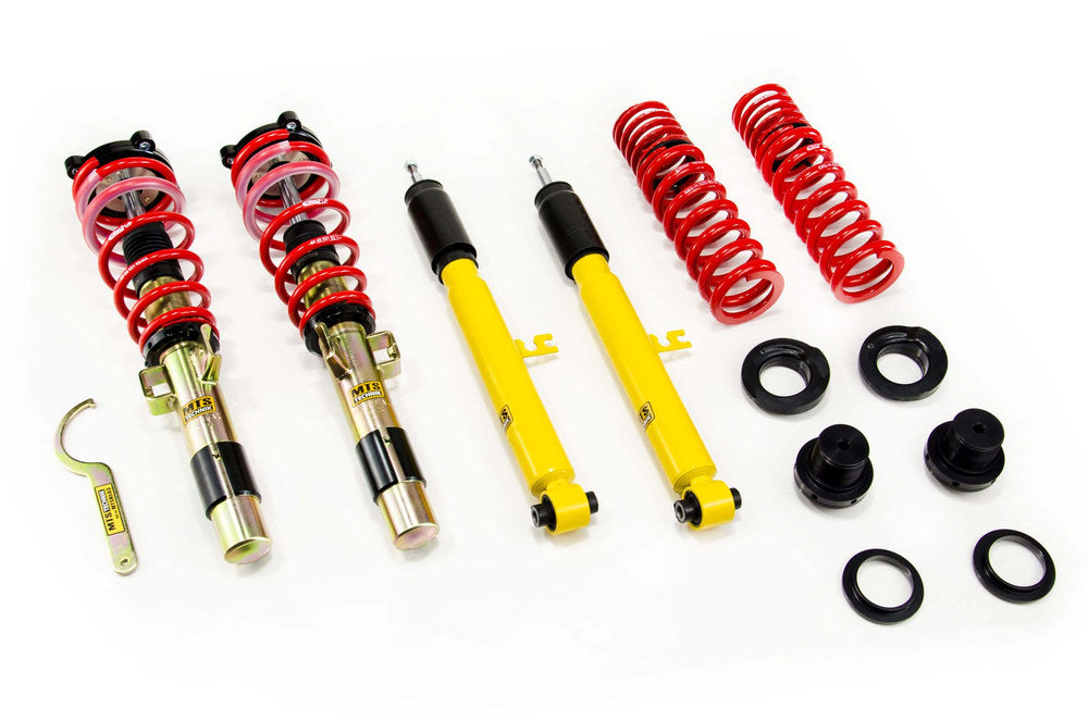 MTSGWBM78 Street Coilover Kit w/ Camber Adjust Top Mounts (Gold) for BMW 3 Touring (G21/G81)