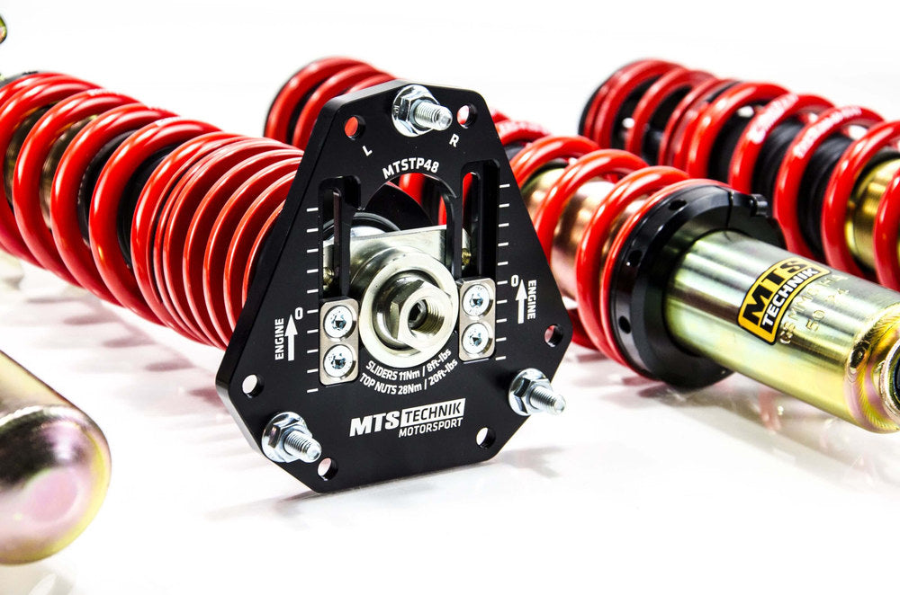 MTSGWMM03 Street Coilover Kit w/ Camber Adjust Top Mounts (Gold) for Mini MINI Roadster (R59)