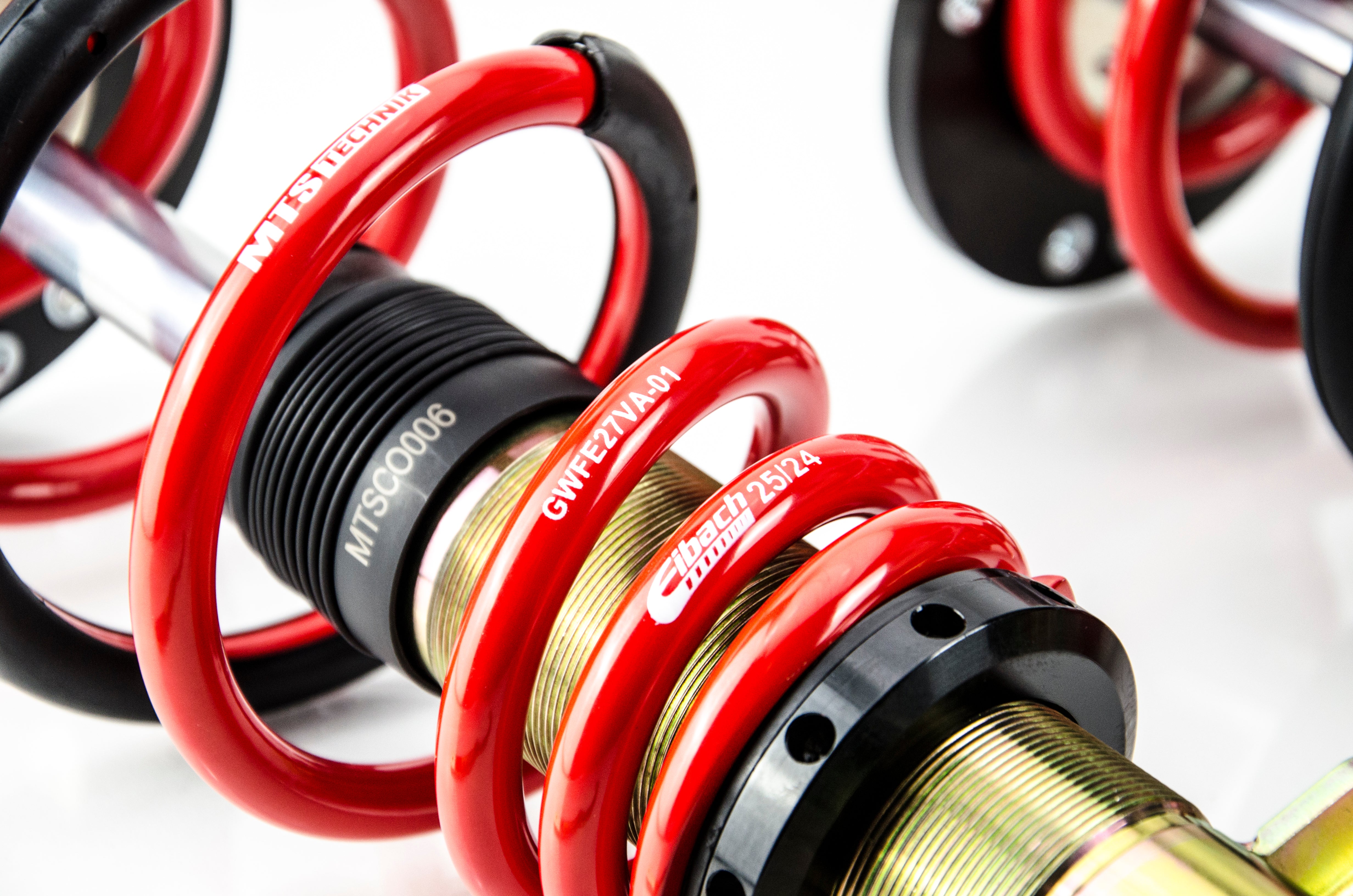 Street Coilover Kit w/ Camber Adjust Top Mounts (Gold) for Cadillac BLS