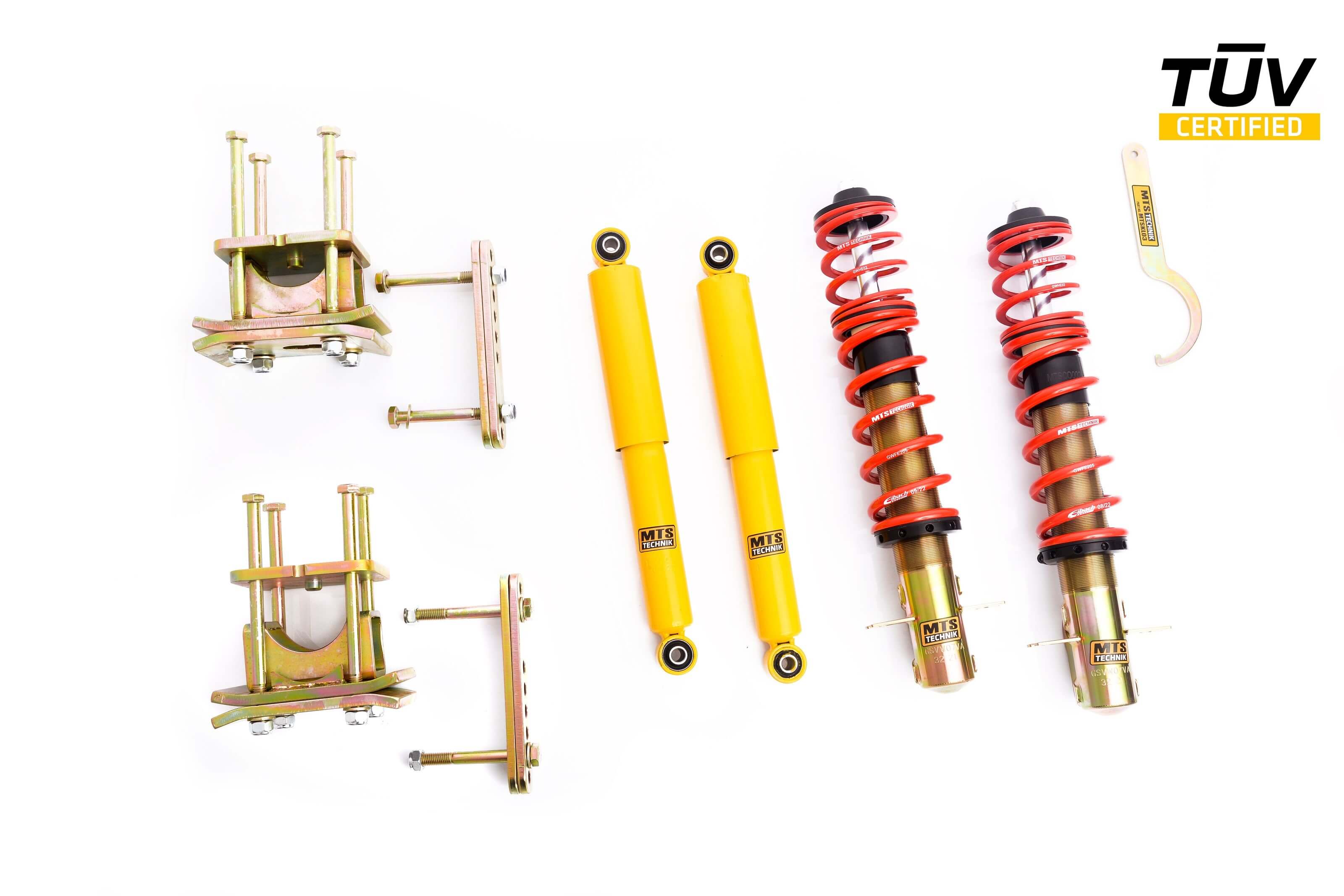 Street Coilover Kit (Gold) for Volkswagen CADDY Mk1 (14)