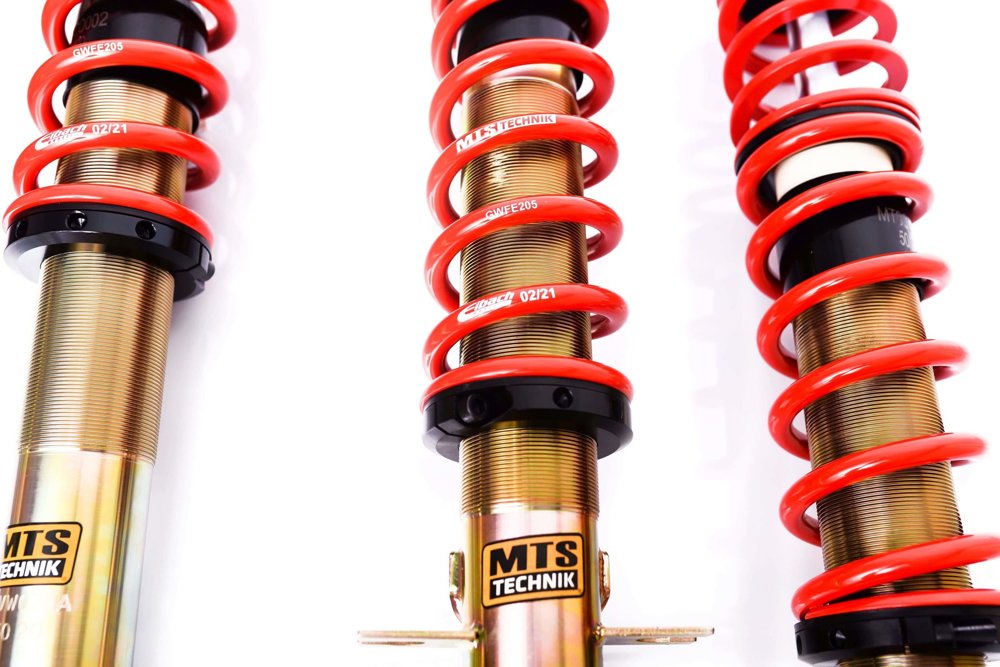 MTSGWVW06 Street Coilover Kit (Gold) for Volkswagen GOLF Mk1 Convertible (155)