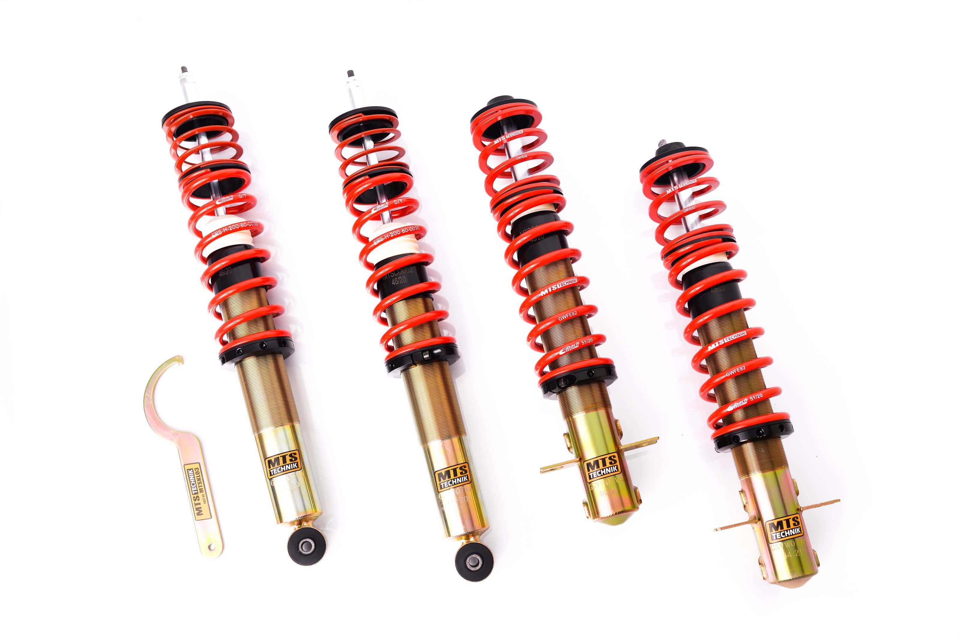 Street Coilover Kit (Gold) for Volkswagen SCIROCCO (53)