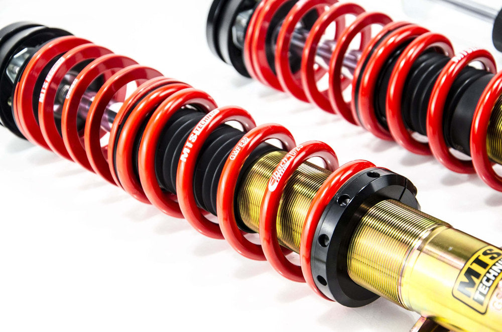 MTSGWVW107 Street Coilover Kit w/ Camber Adjust Top Mounts (Gold) for Volkswagen UP! (12/BL) - 1.0 / 1.0 TSI