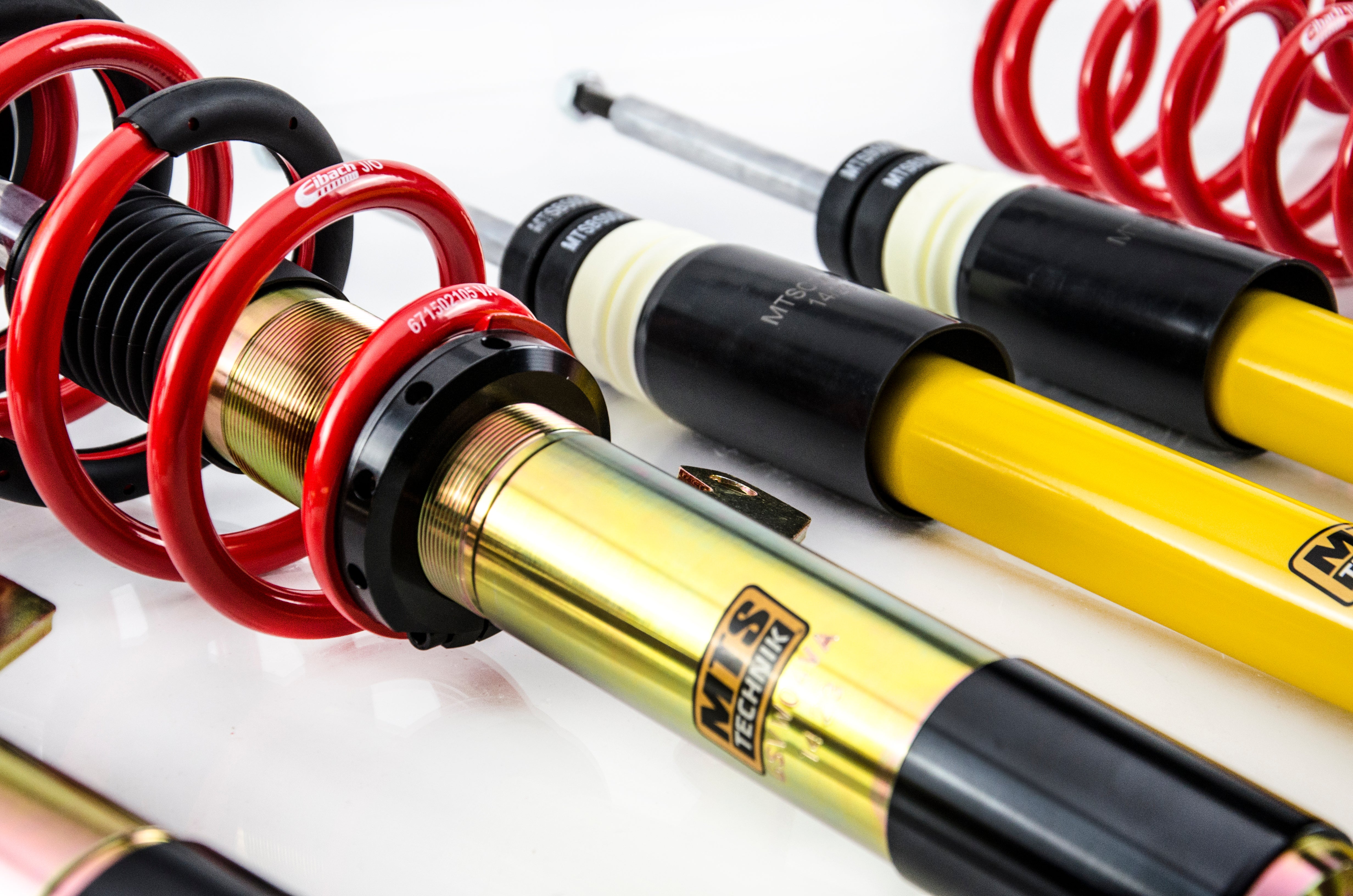 Street Coilover Kit w/ Camber Adjust Top Mounts (Gold) for Volkswagen T-ROC Convertible (AC7/AC8)