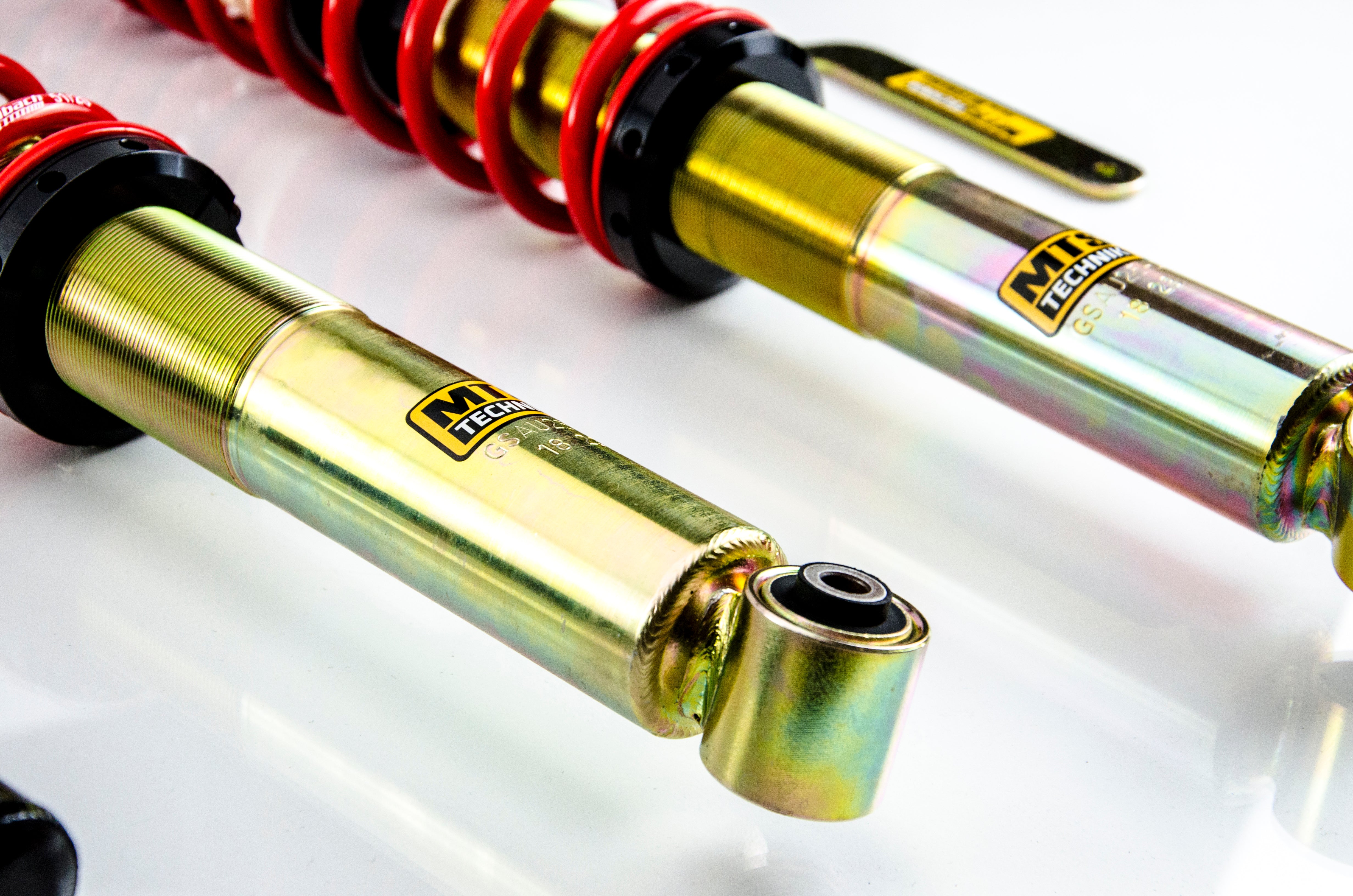 Street Coilover Kit w/ Camber Adjust Top Mounts (Gold) - Weld-In for Audi 80 B2 Saloon (81/85)