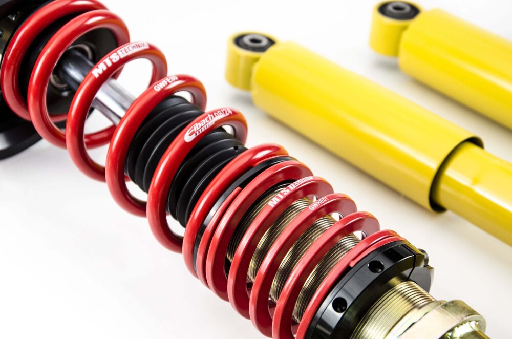 MTSGWVW118 Street Coilover Kit w/ Camber Adjust Top Mounts (Gold) for Audi 80 B1 Saloon (80/82)