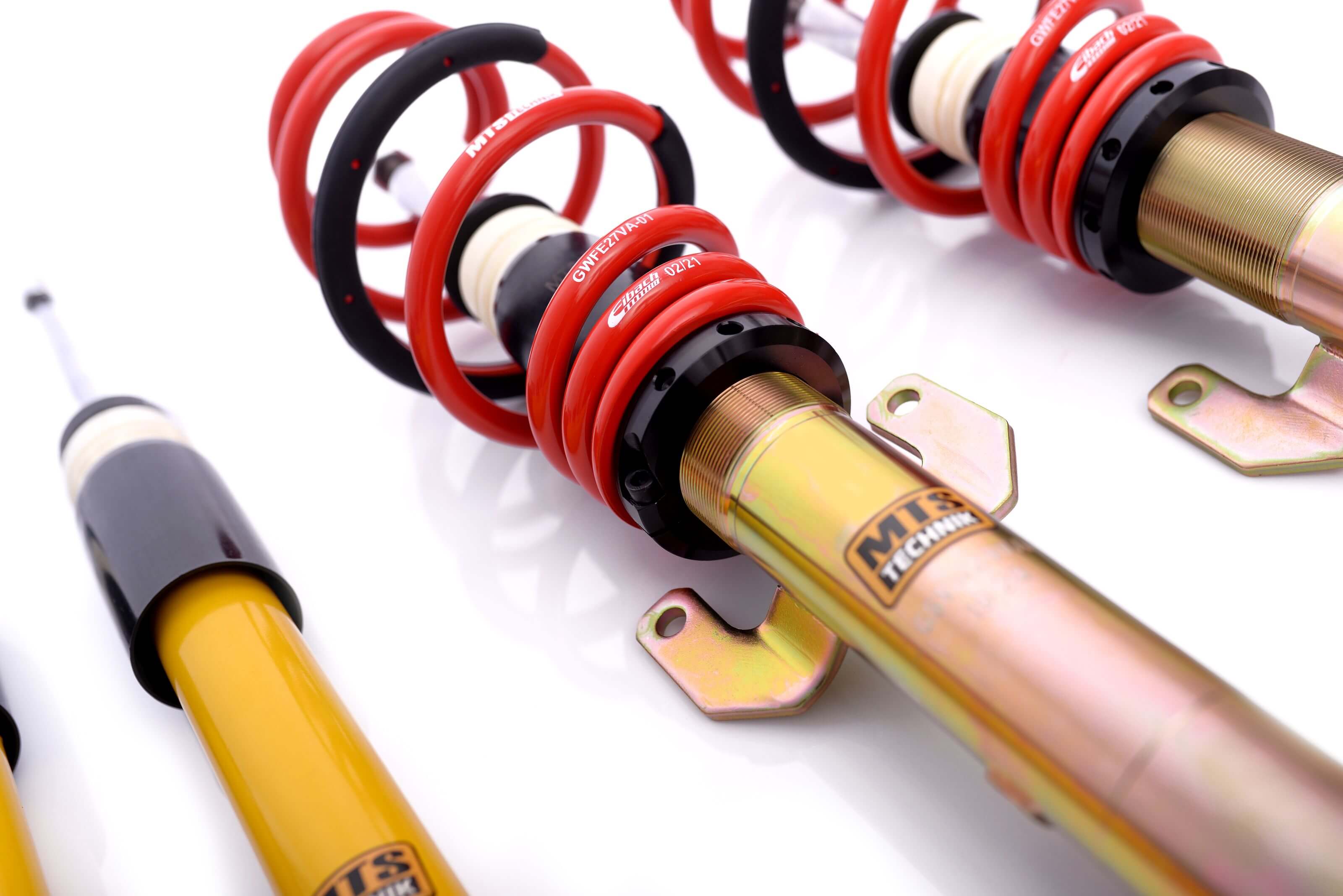 Street Coilover Kit (Gold) for Skoda FABIA Mk2 Combi (545)