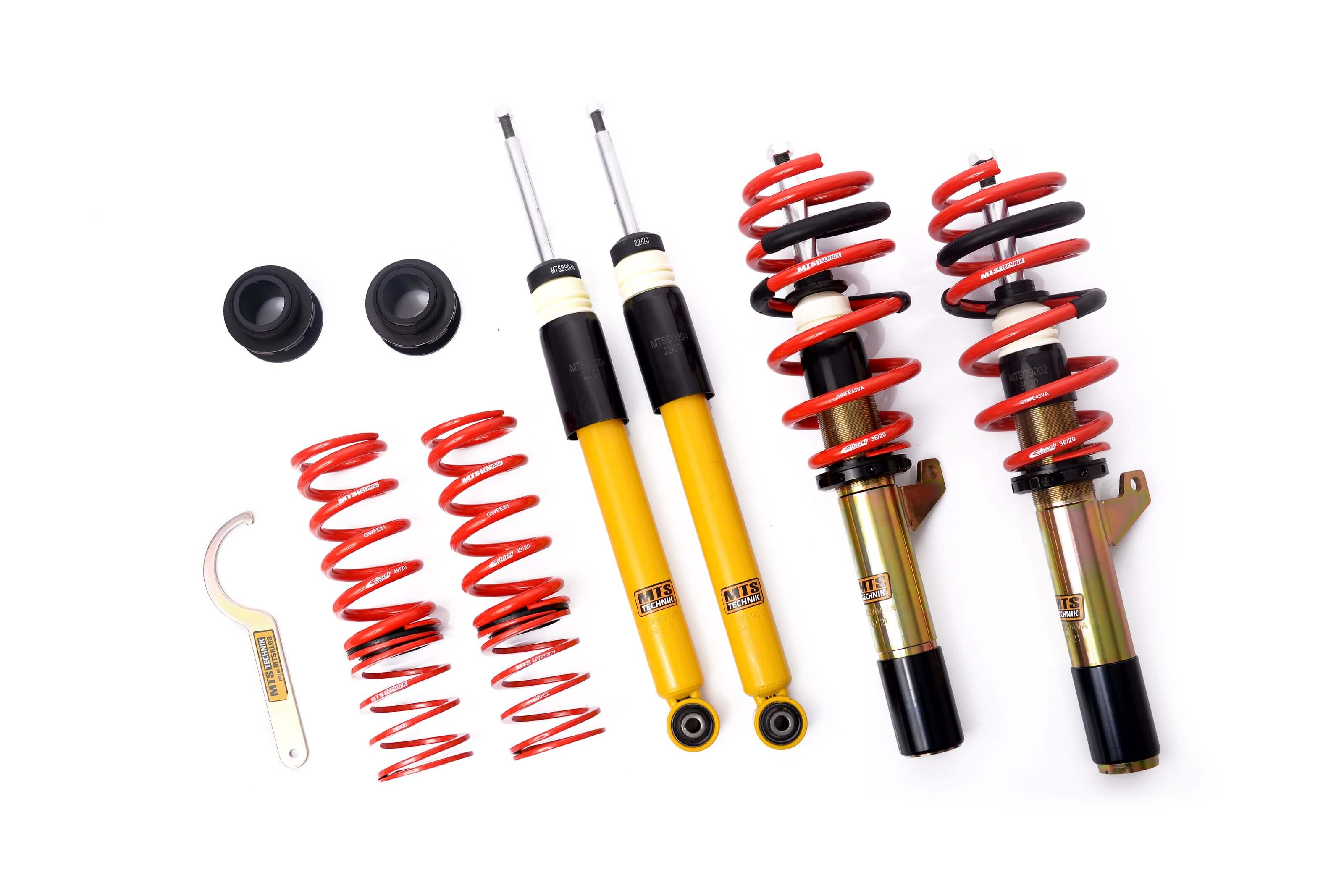 Street Coilover Kit (Gold) for Skoda OCTAVIA Mk3 (5E)