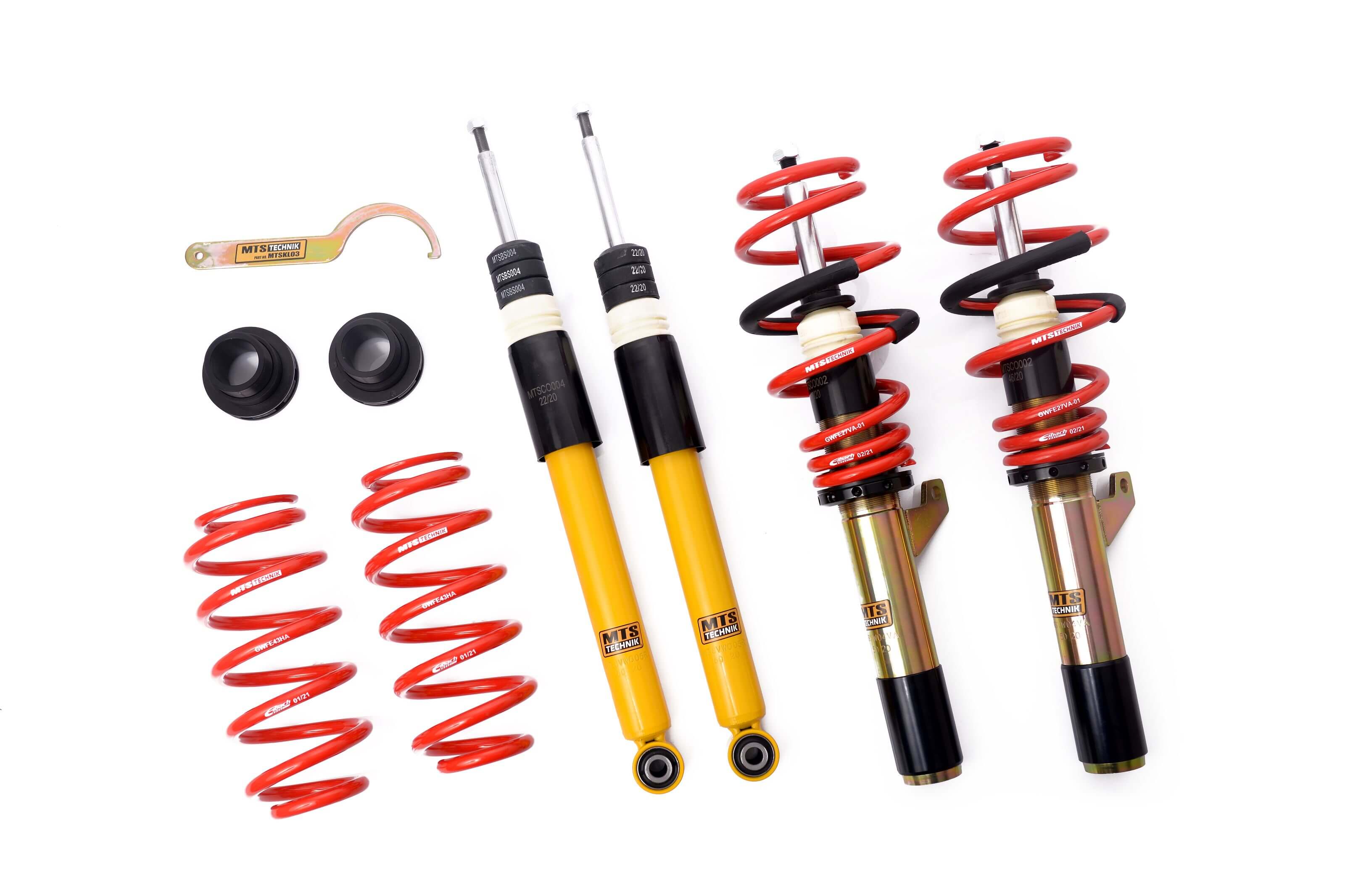 Street Coilover Kit (Gold) for Volkswagen TIGUAN (5N)