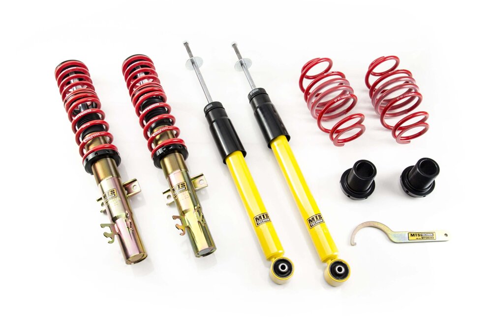 MTSGWVW62 Street Coilover Kit (Gold) for Volkswagen UP! (12/BL) - 1.0 GTI