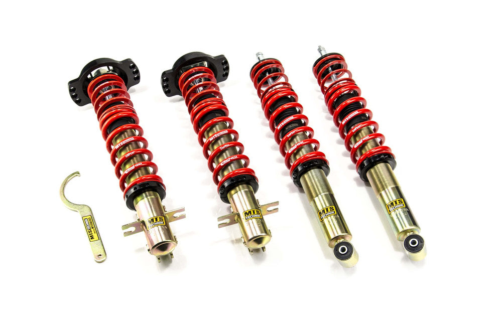 MTSGWVW85-S Stance Coilover Kit w/ Camber Adjust Top Mounts (Gold) for Volkswagen JETTA I (16)