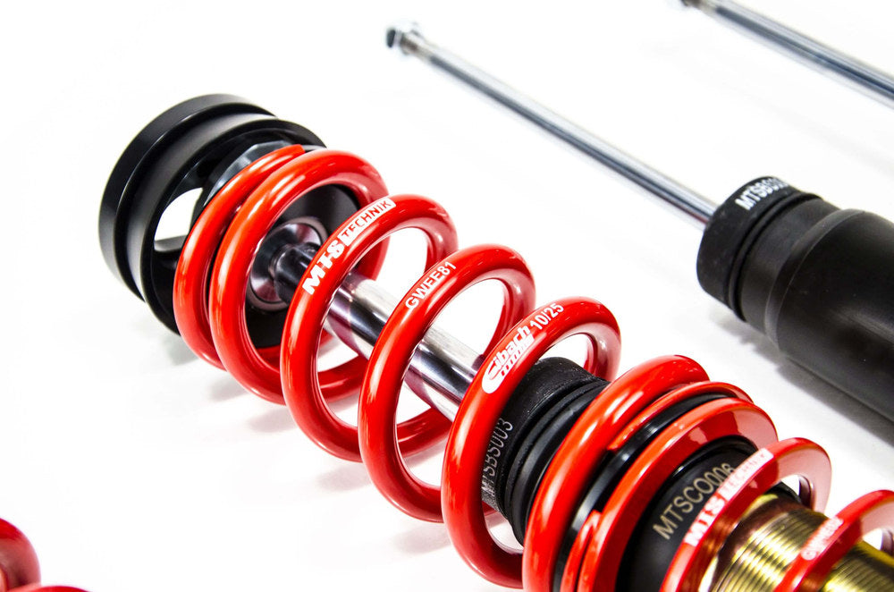 MTSGWVW87-S Stance Coilover Kit w/ Camber Adjust Top Mounts (Gold) for Volkswagen BORA Variant (1J6)