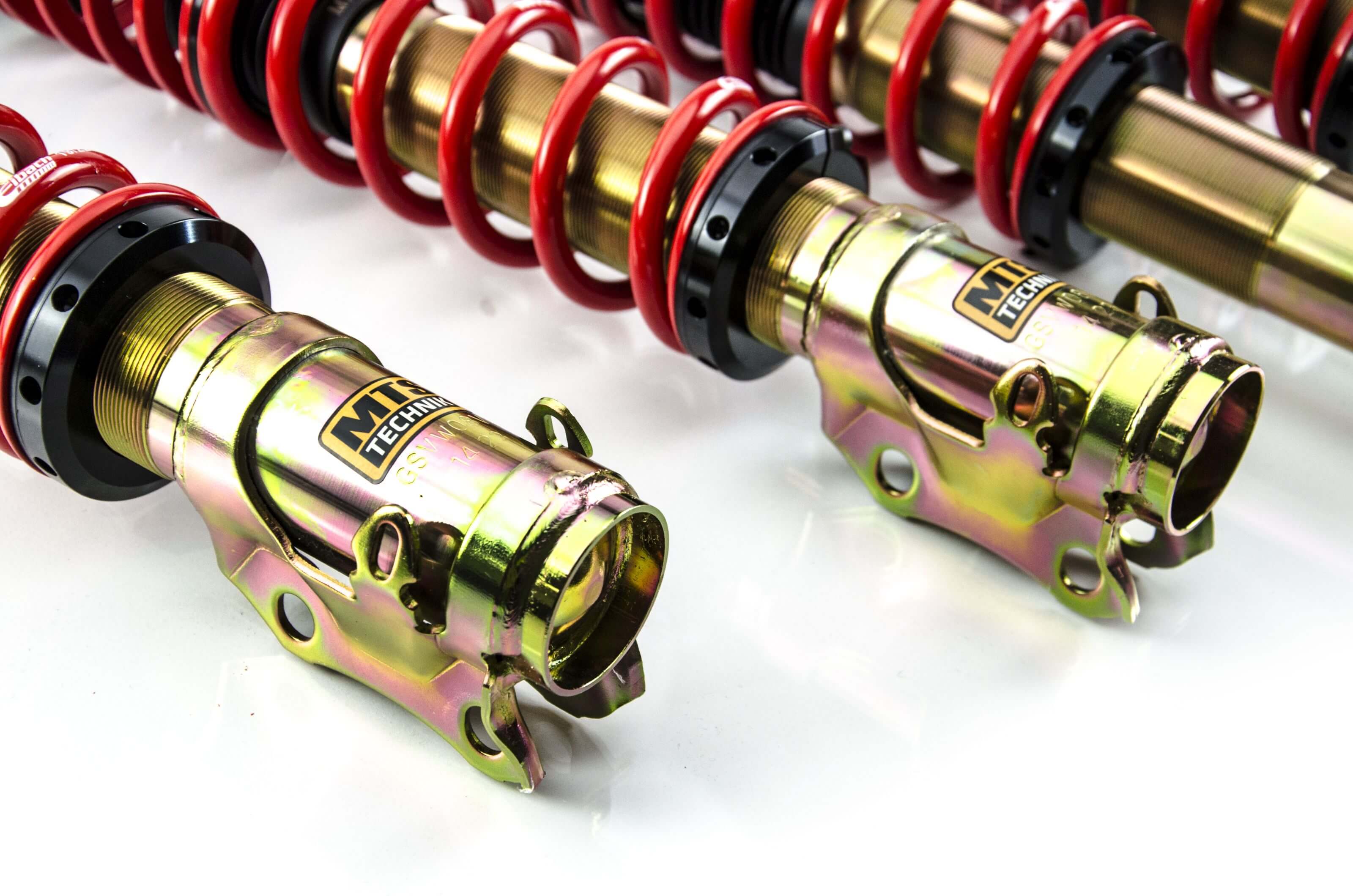 Street Coilover Kit w/ Camber Adjust Top Mounts (Gold) for Volkswagen POLO Variant (6V5)