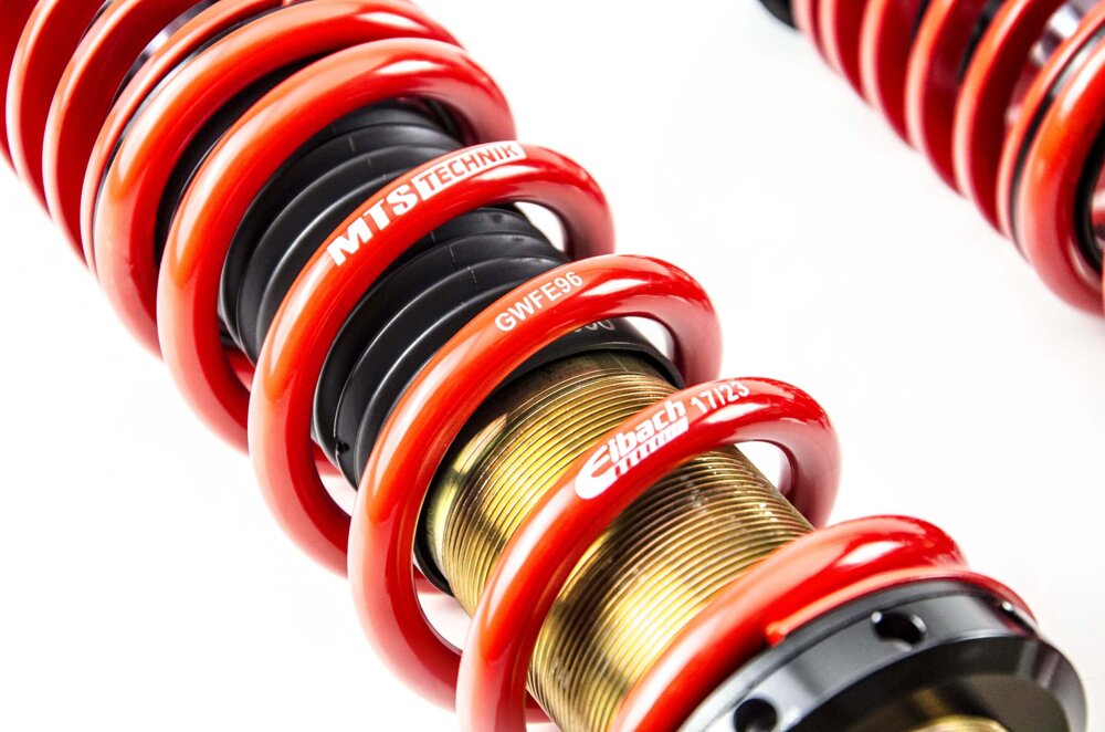 MTSGWVW97 Street Coilover Kit w/ Camber Adjust Top Mounts (Gold) for Seat IBIZA IV (6J/6P)