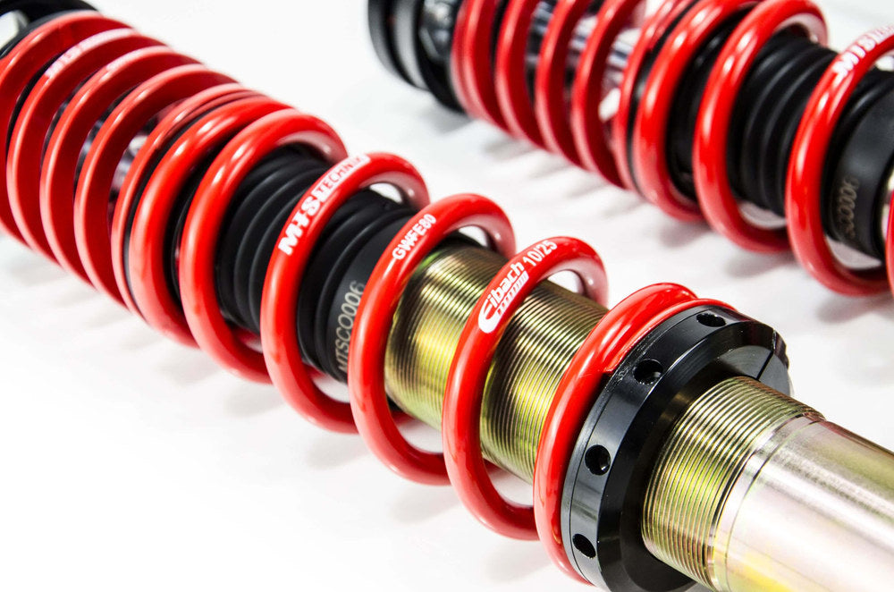 MTSGWVW97-C Comfort Coilover Kit w/ Camber Adjust Top Mounts (Gold) for Seat IBIZA IV (6J/6P)