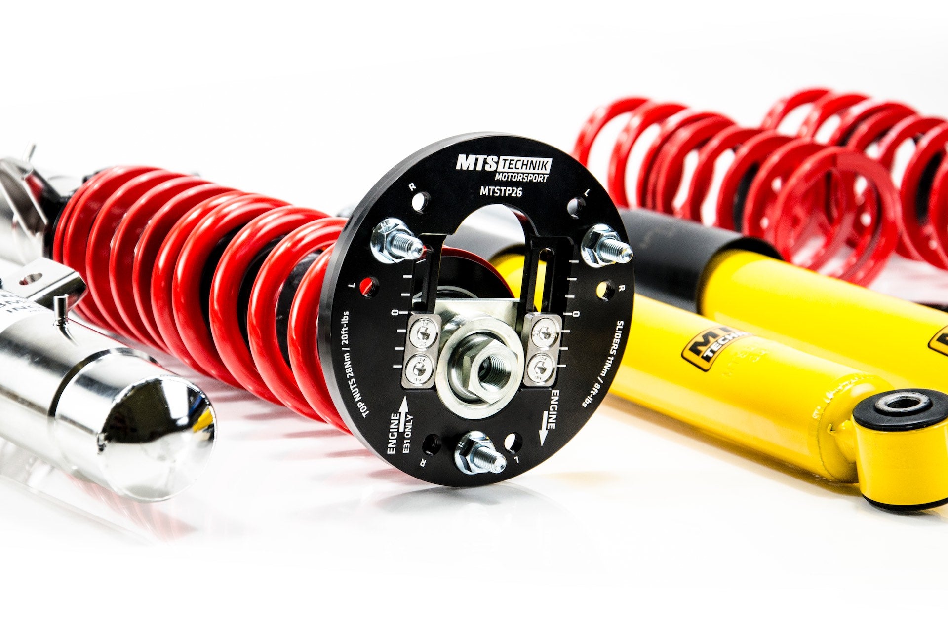 Stance Coilover Kit w/ Camber Adjust Top Mounts (Inox) for BMW 3 Compact (E46)