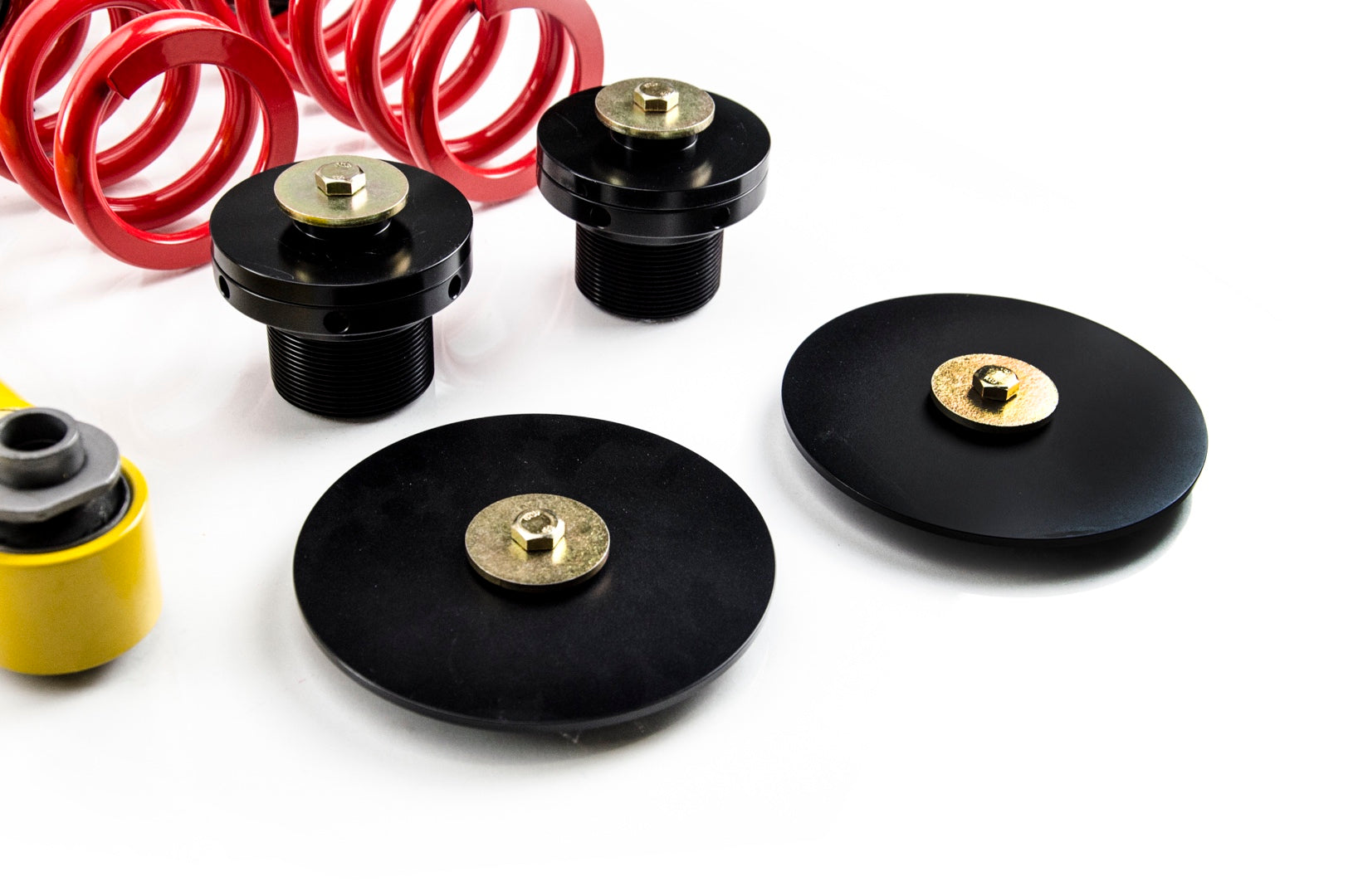 Street Coilover Kit w/ Camber Adjust Top Mounts (Gold) - Weld-In for BMW 3 (E30)