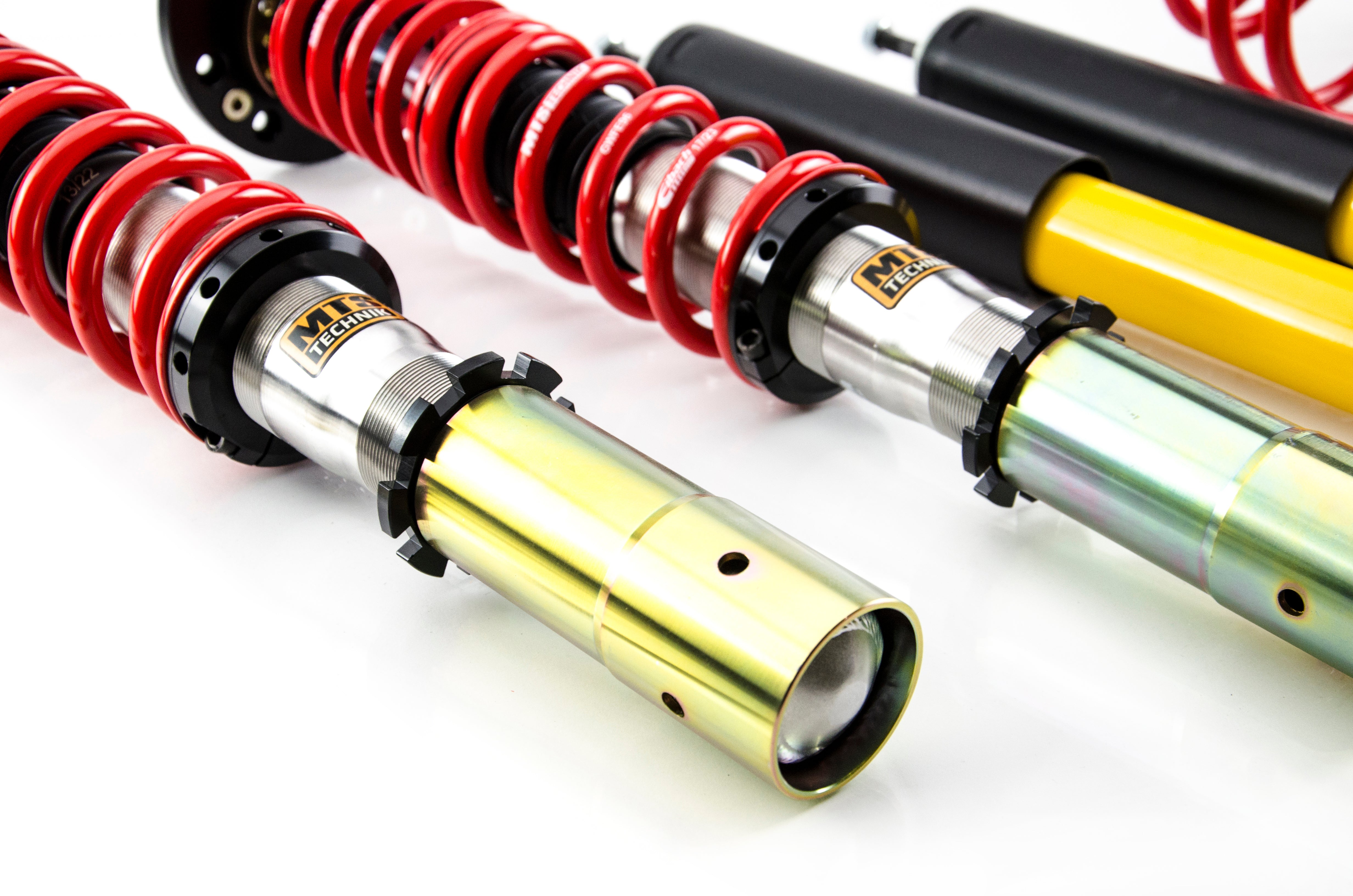 Comfort Coilover Kit w/ Camber Adjust Top Mounts (Inox) - Weld-In for BMW 3 (E30)