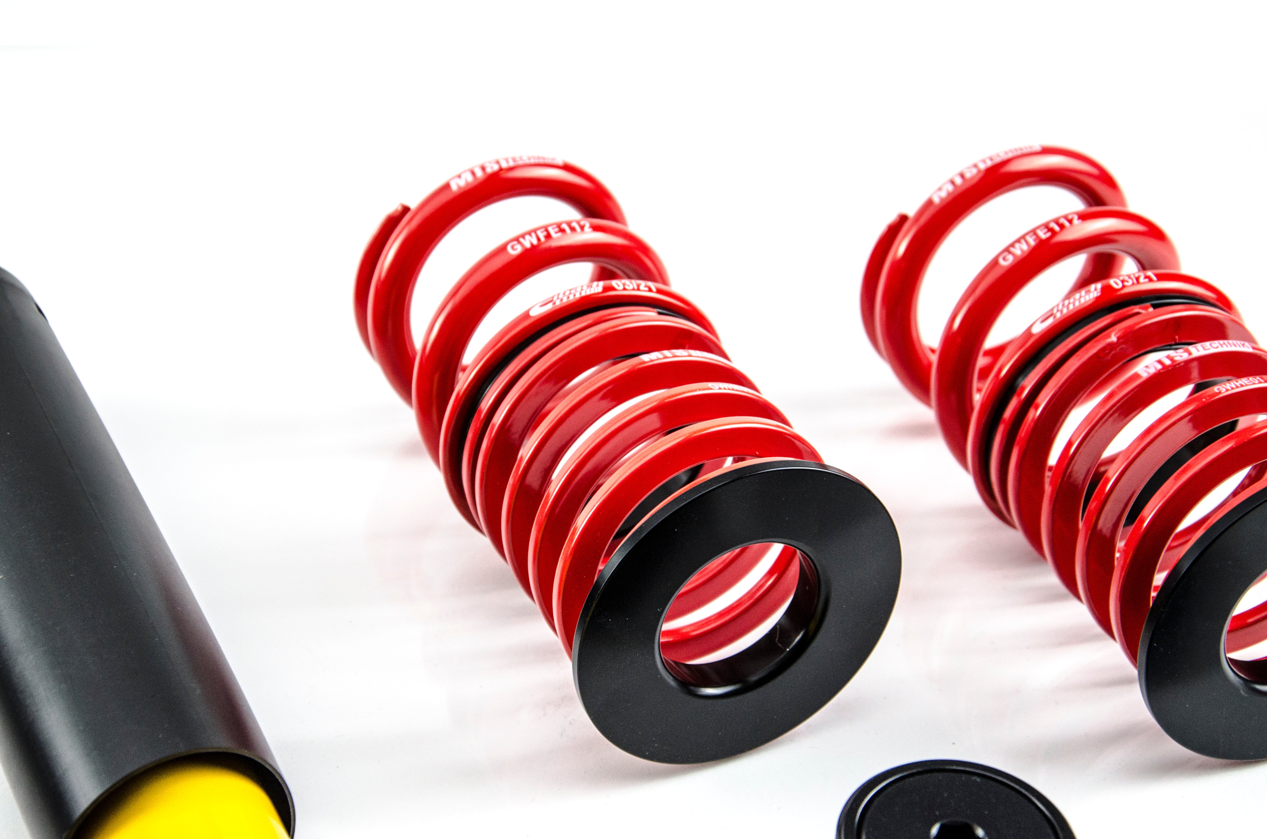 Street Coilover Kit w/ Camber Adjust Top Mounts (Gold) - Weld-In for BMW 3 (E30)