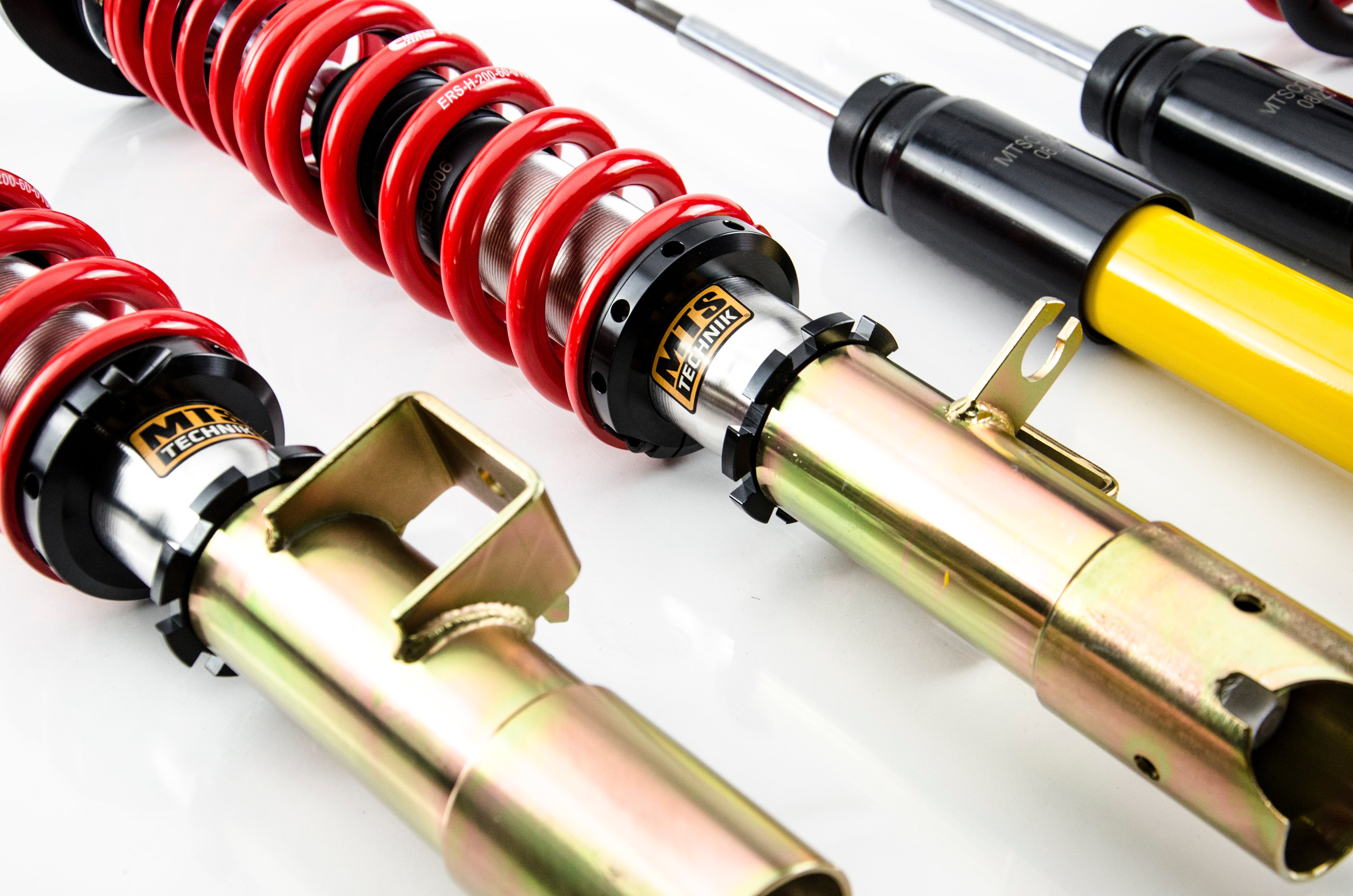 Street Coilover Kit w/ Camber Adjust Top Mounts (Inox) - Weld-In for BMW 8 (E31)