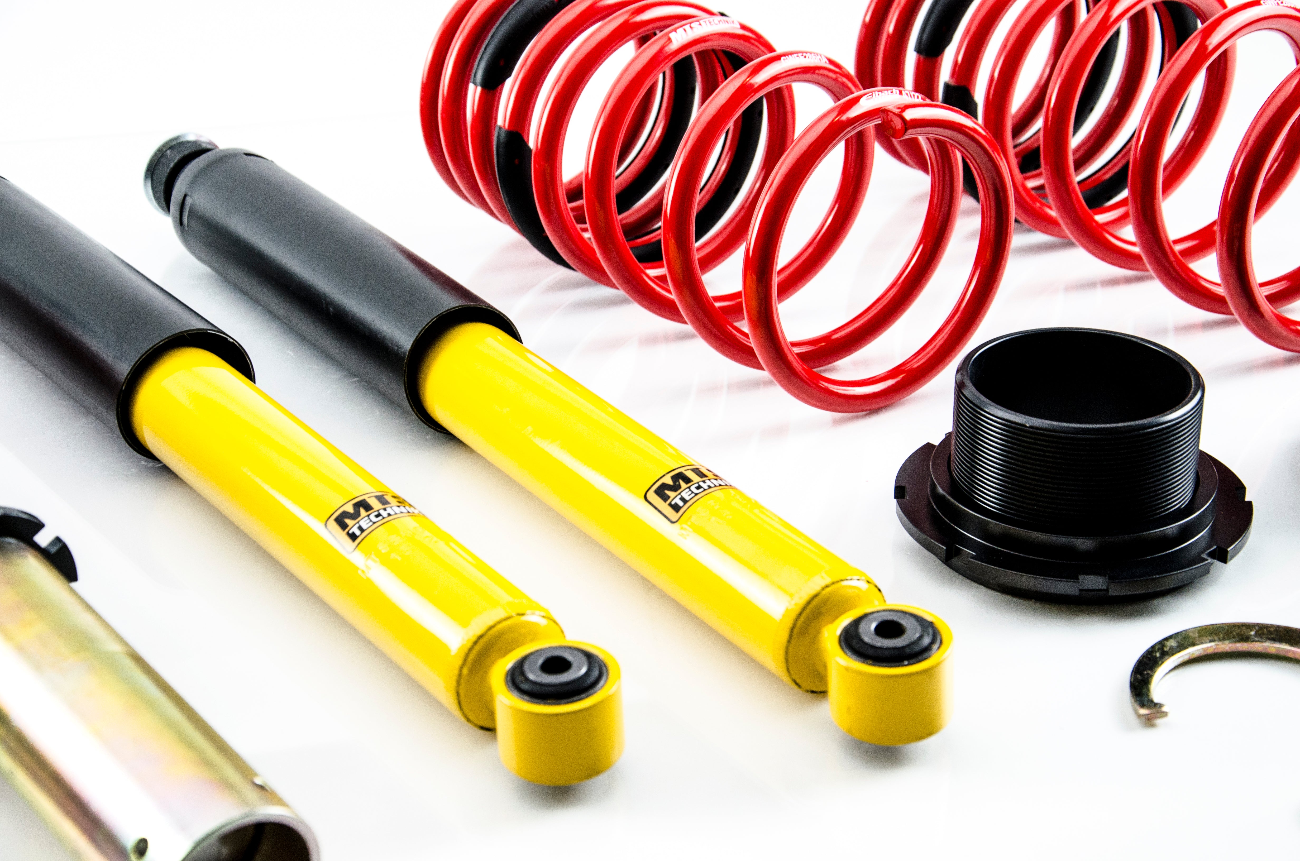 Street Coilover Kit w/ Camber Adjust Top Mounts (Gold) - Weld-In for BMW 1502-2002 Convertible (E10)