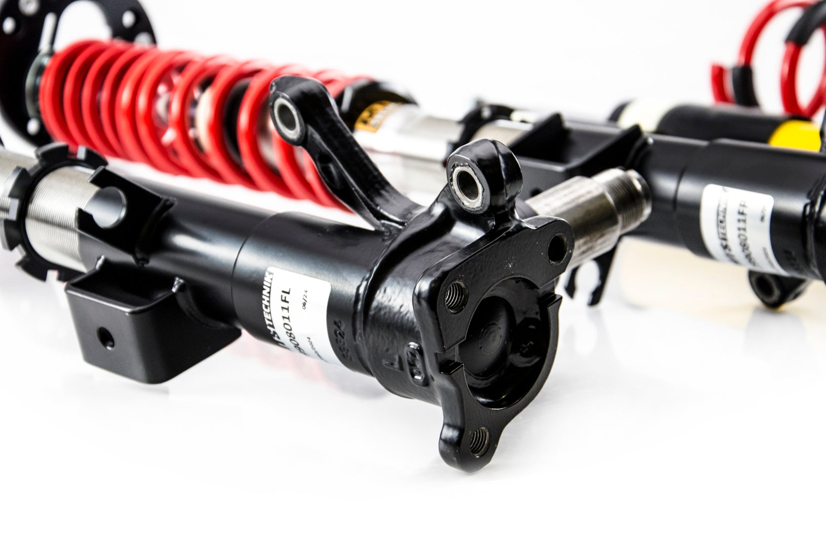 Street Coilover Kit w/ Camber Adjust Top Mounts (Gold) - Weld-In for BMW 8 (E31)