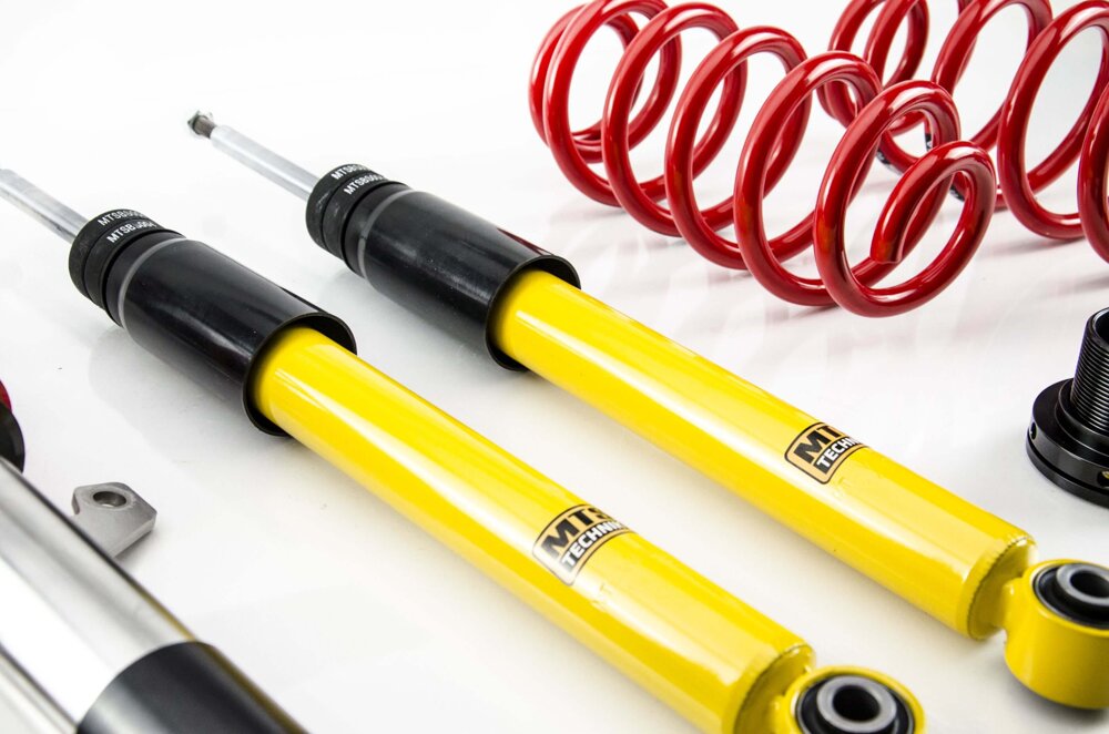 XMTSGWVW91 Street Coilover Kit w/ Camber Adjust Top Mounts (Inox) for Volkswagen GOLF VI (5K1)