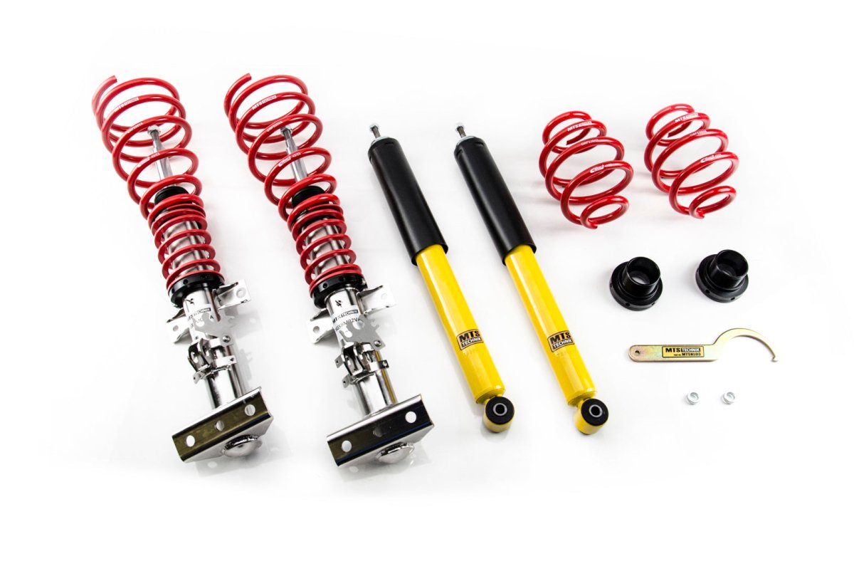 Comfort Coilover Kit (Inox) for BMW 3 Compact (E36) - MTS Technik UK - xmtsgwbm02-c-bmw-3-compact-e36