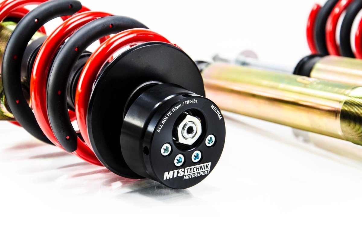 Comfort Coilover Kit w/ Camber Adjust Top Mounts (Gold) for Audi 80 B4 Saloon (8C) - MTS Technik UK - mtsgwau72-c-audi-80-b4-saloon-8c