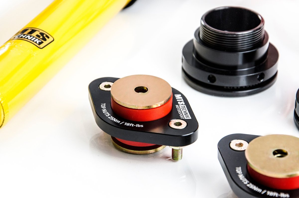 Comfort Coilover Kit w/ Camber Adjust Top Mounts (Gold) - Weld - In for BMW 3 Touring (E30) - MTS Technik UK - mtsgwbm102-c-bmw-3-touring-e30